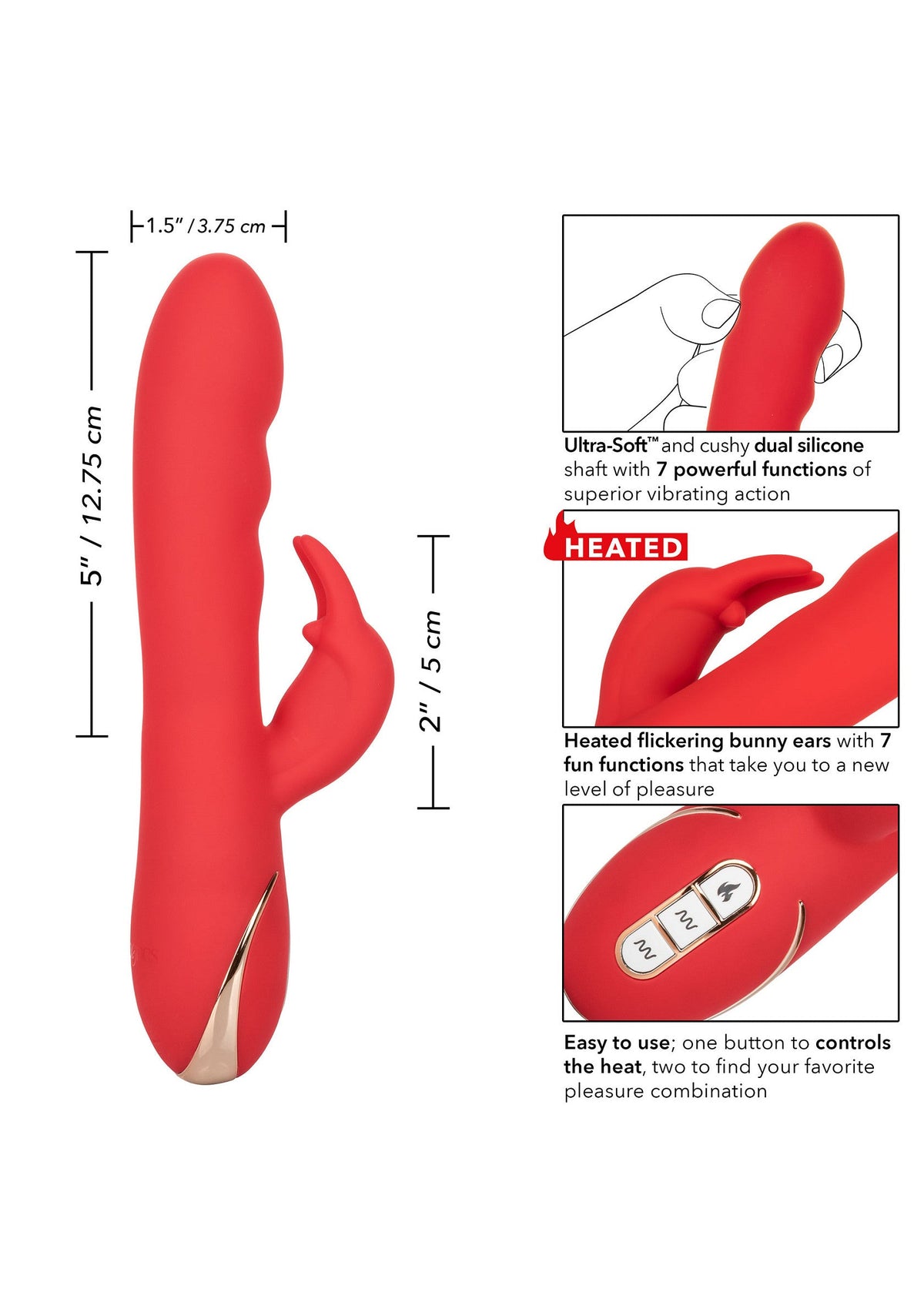CalExotics Heated Ultra-Soft Rabbit