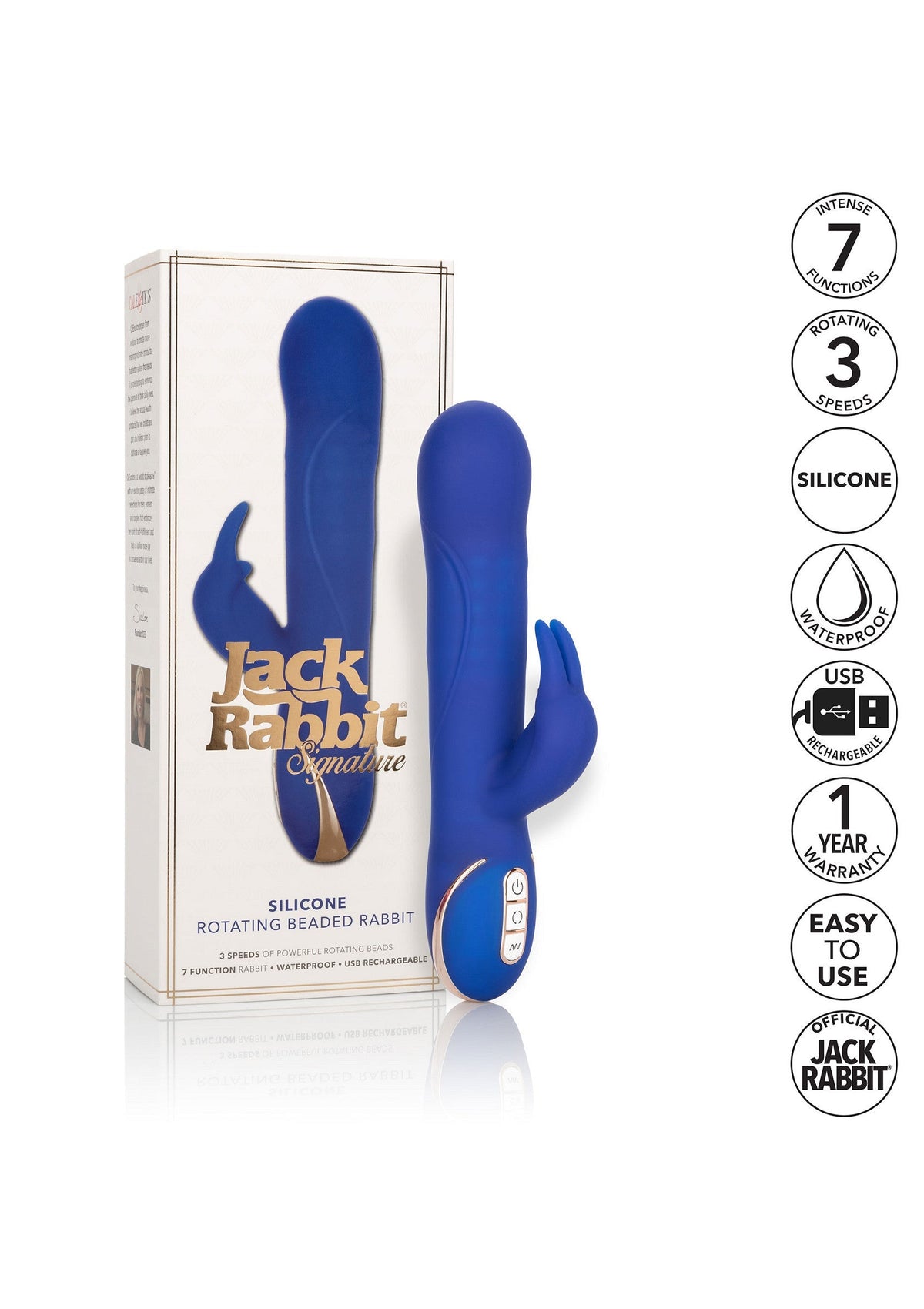 CalExotics Silicone Rotating Rabbit