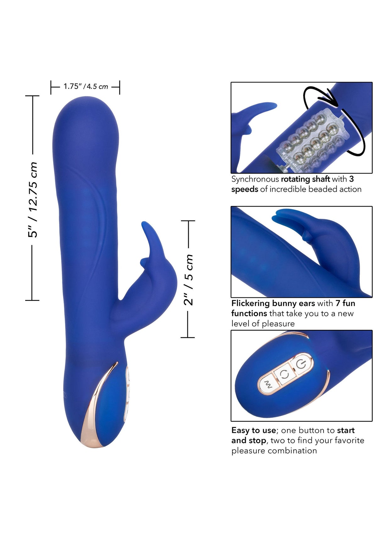 CalExotics Silicone Rotating Rabbit