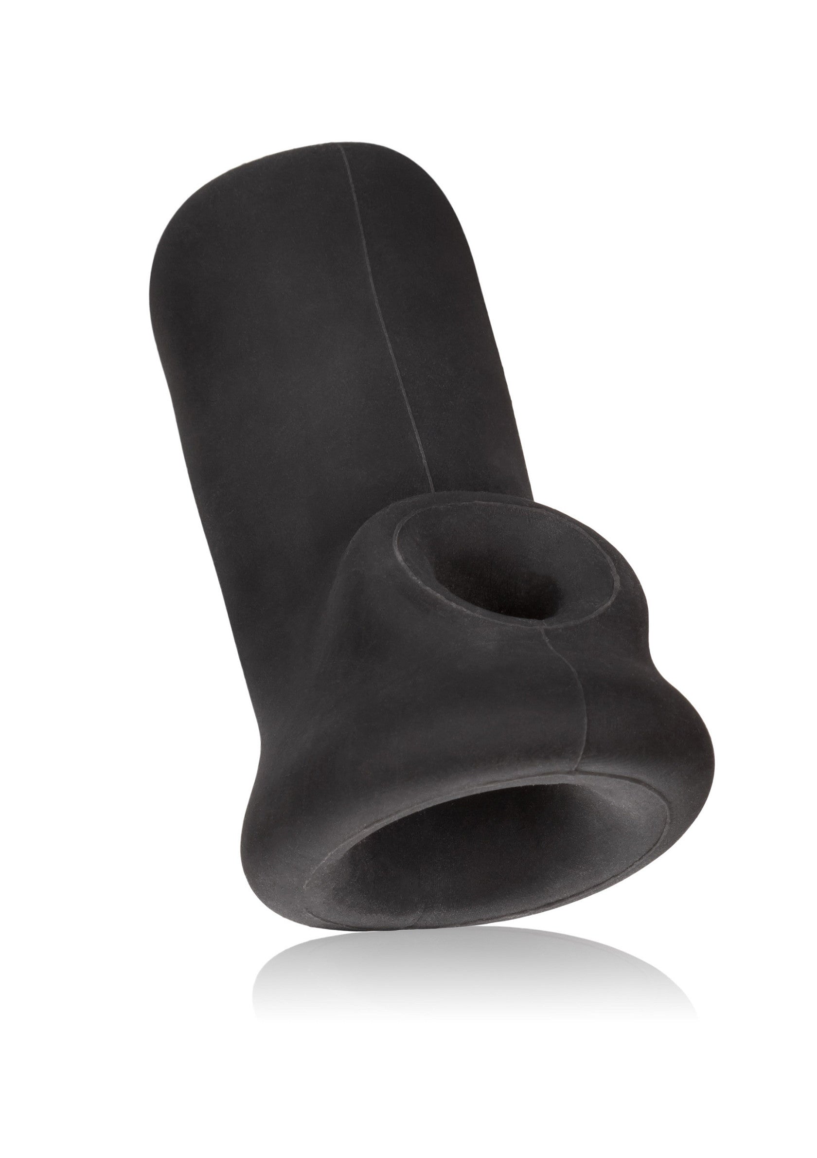 Manchon de plaisir noir pour une expérience intense.; Zwarte pleziermouw voor een intense ervaring.; Black pleasure sleeve for an intense experience.