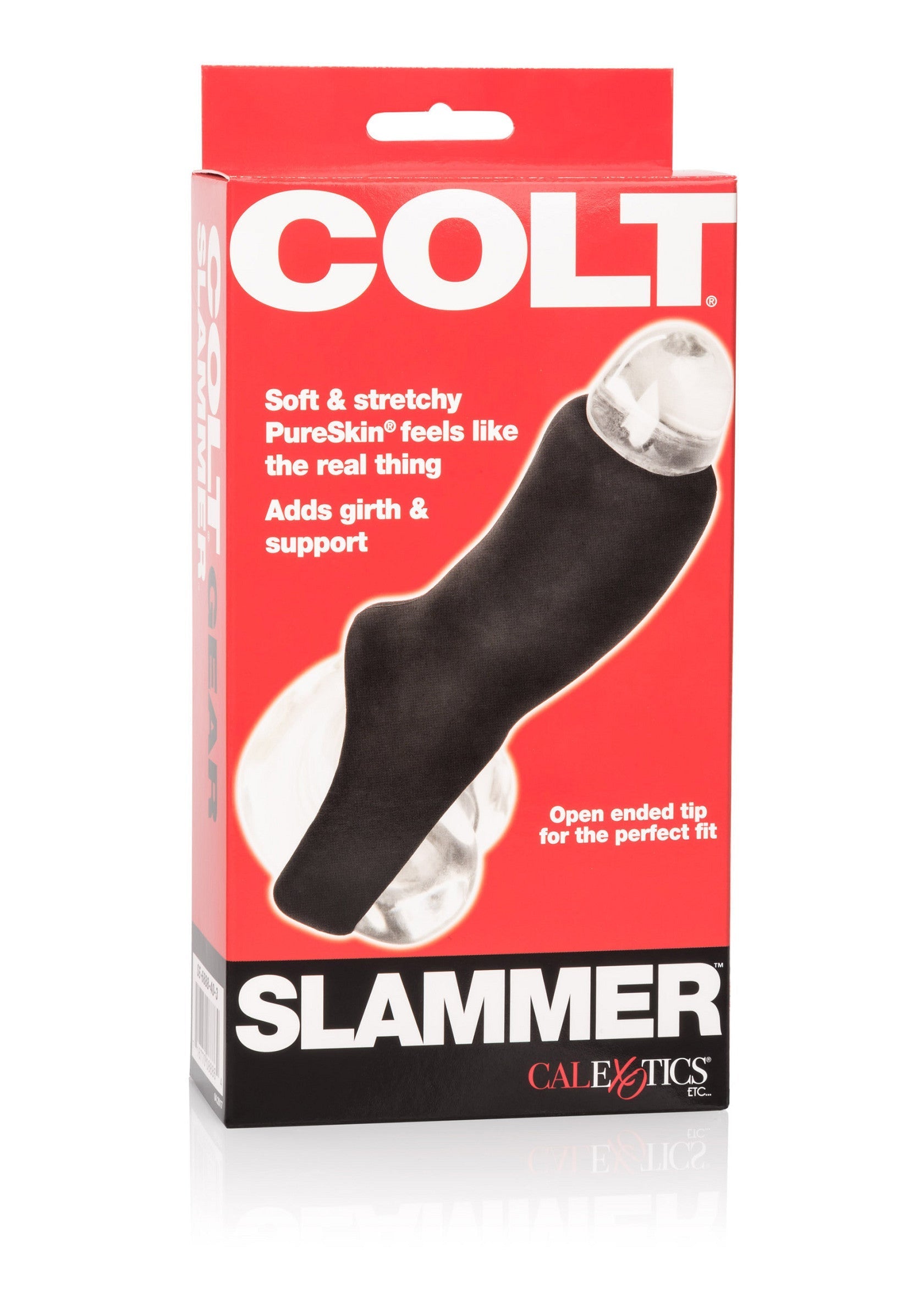 Colt Slammer, manchon réaliste doux et extensible pour plus de plaisir. Sensation authentique garantie !; Colt Slammer, zachte, rekbare realistische sleeve voor extra genot. Gegarandeerd een levensechte ervaring!; Colt Slammer, soft & stretchy realistic sleeve for extra pleasure. Guaranteed authentic feel!
