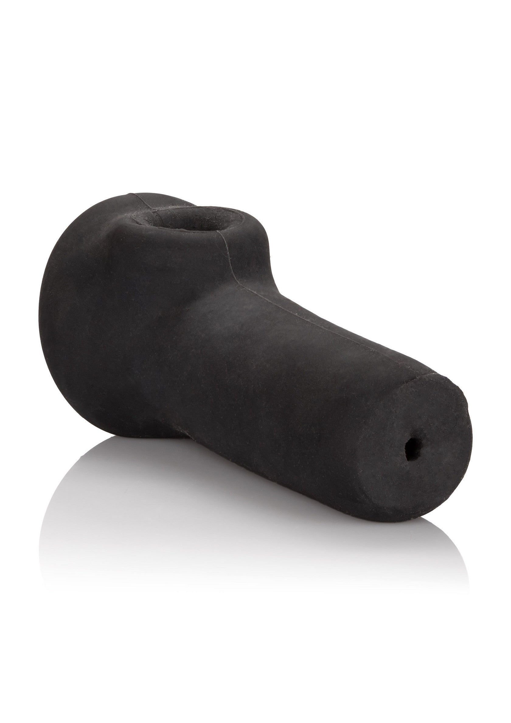 Manchon masturbatoire noir pour une expérience intense et réaliste.; Zwarte masturbatie sleeve voor een intense en realistische ervaring.; Black masturbation sleeve for an intense and realistic experience.