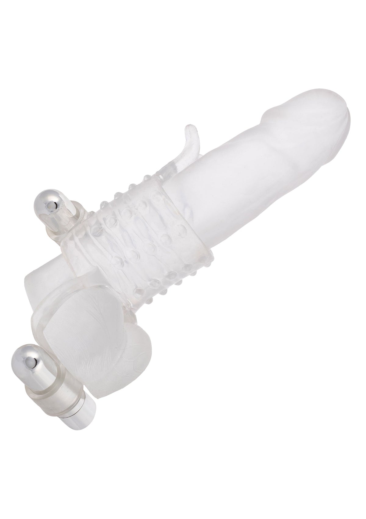Améliorez votre plaisir avec ce manchon pénien texturé et vibrant.; Verbeter je plezier met deze getextureerde en vibrerende peniskoker.; Enhance your pleasure with this textured and vibrating penis sleeve.