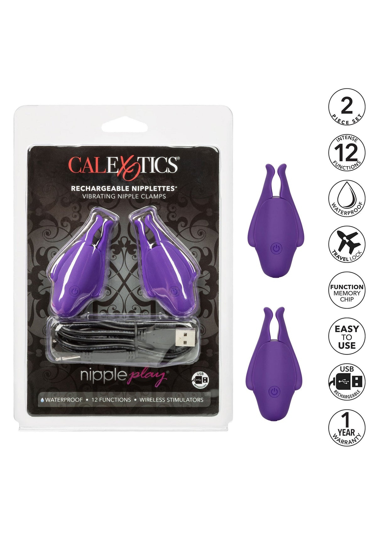CalExotics Rechargeable Nipplettes