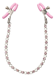 CalExotics Crystal Chain Nipple Clamps