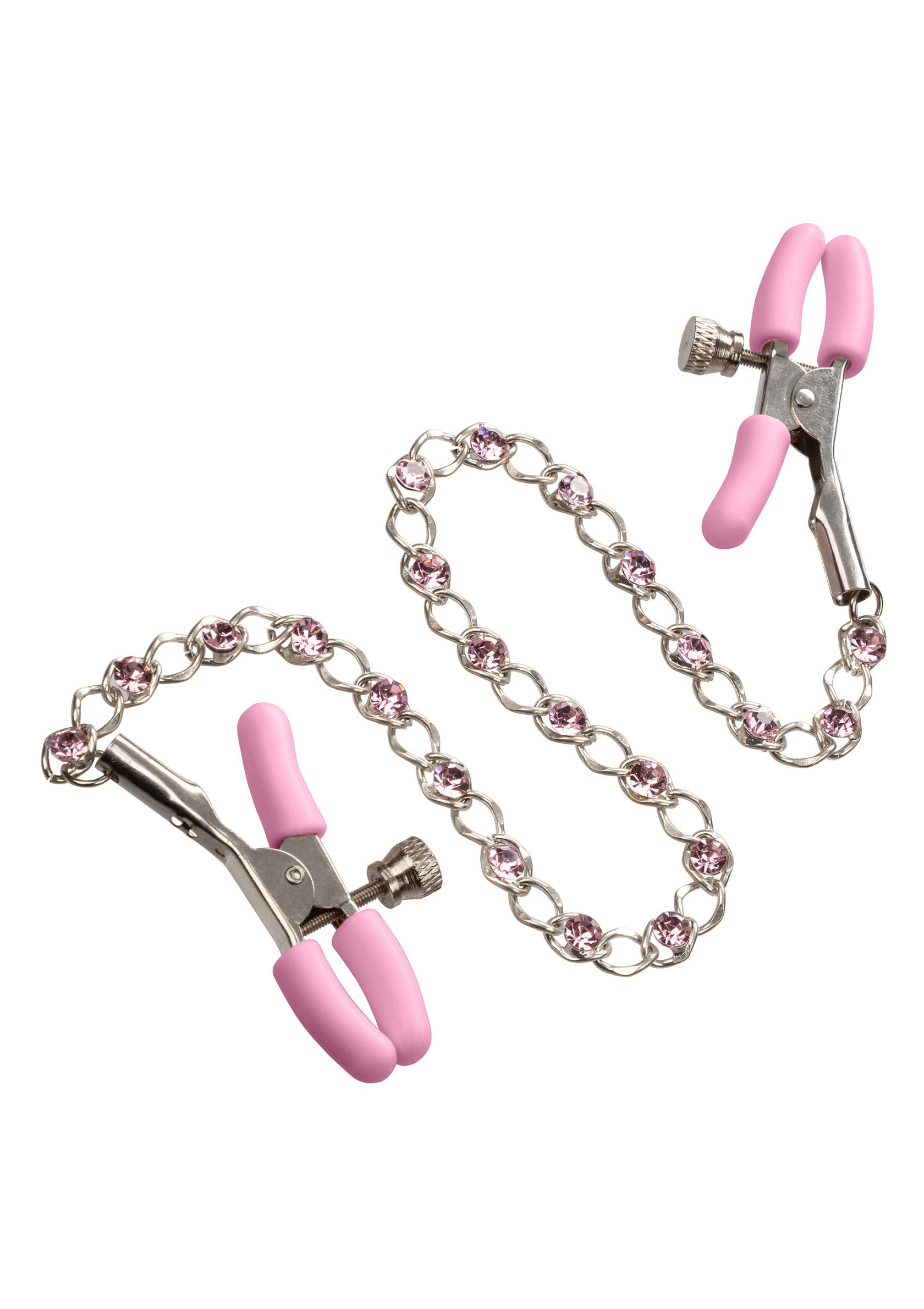 CalExotics Crystal Chain Nipple Clamps