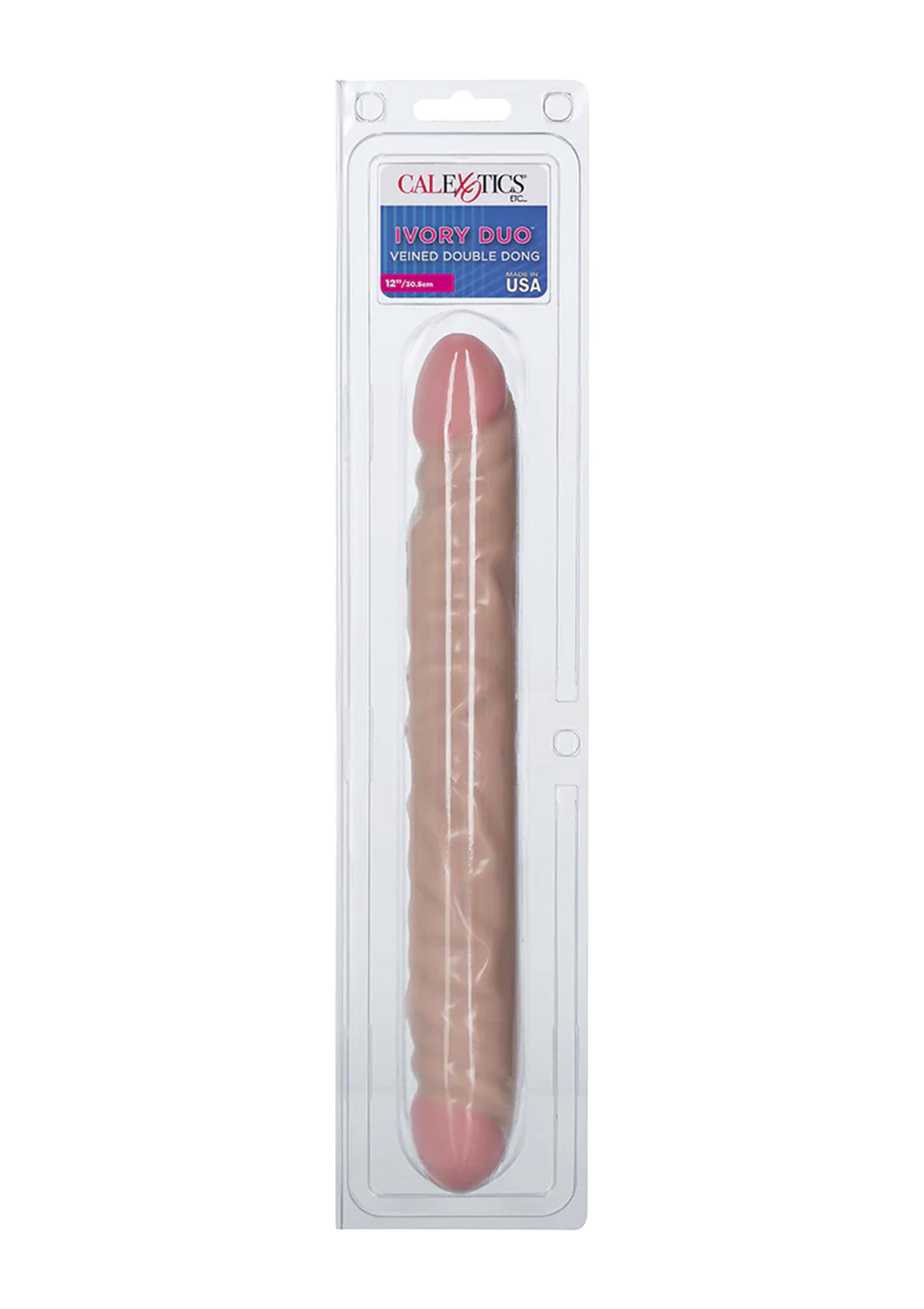 CalExotics Veined Double Dong 12 inch