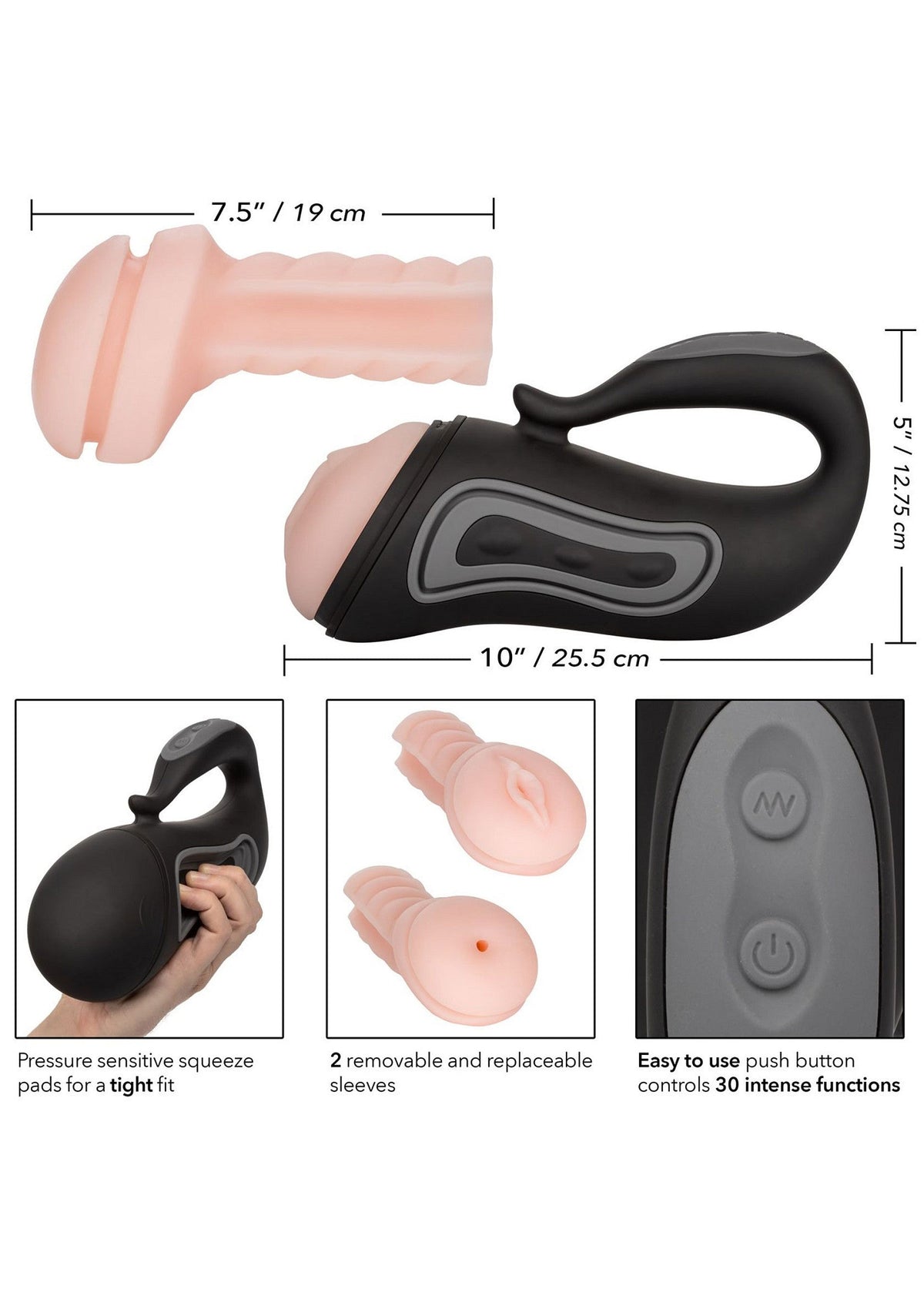CalExotics Rechargeable Grip-N-Stroke
