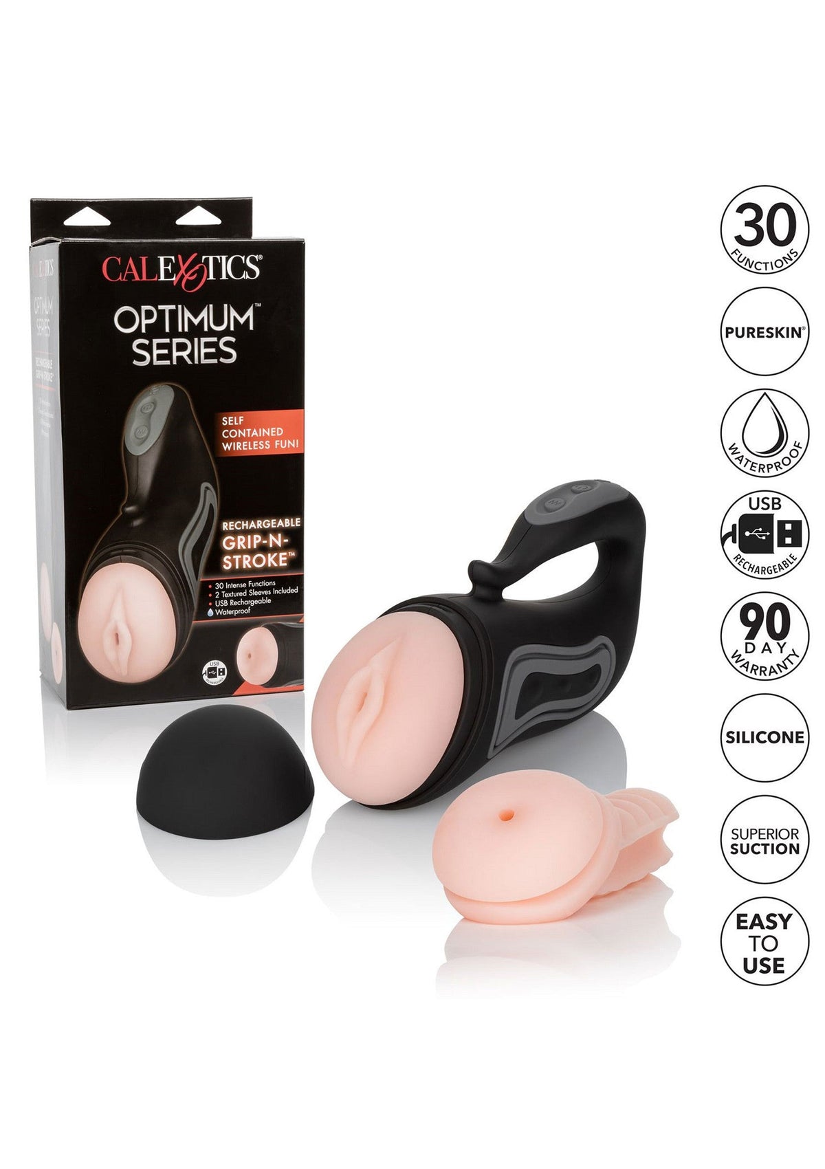 CalExotics Rechargeable Grip-N-Stroke