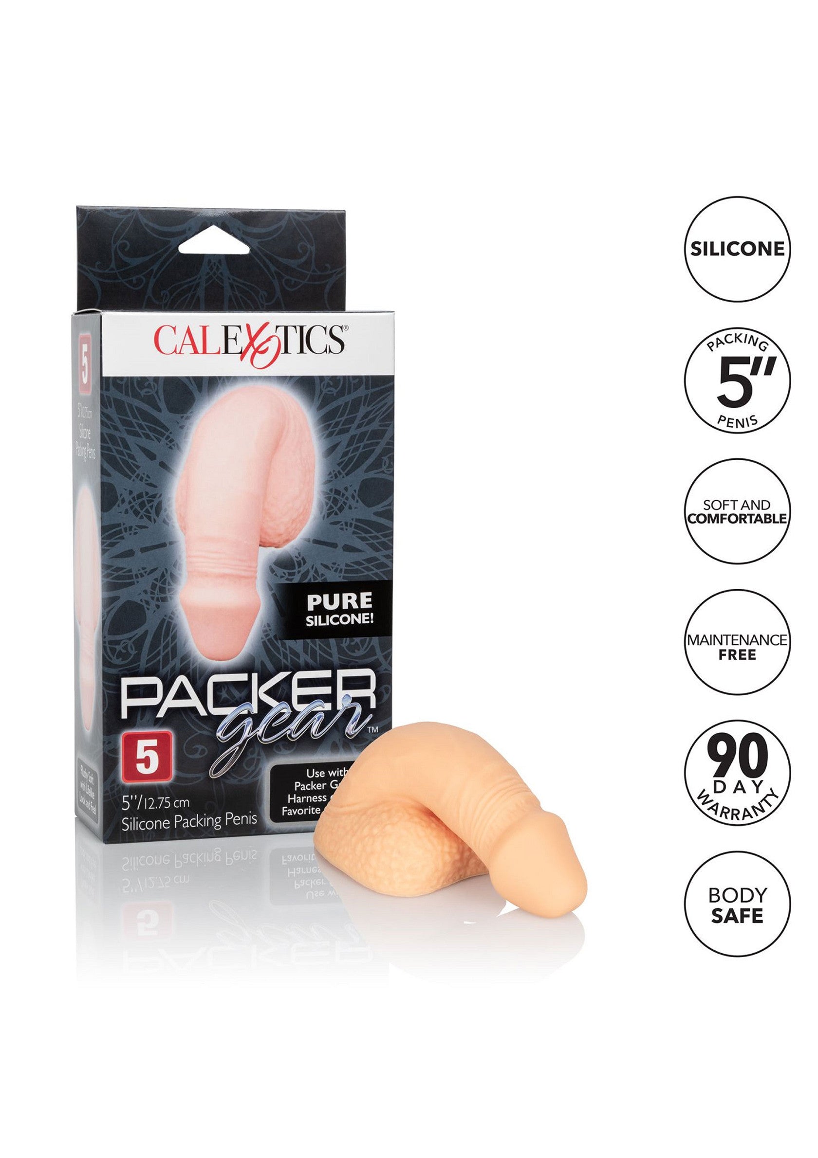 CalExotics 5 inch Silicone Packing Penis