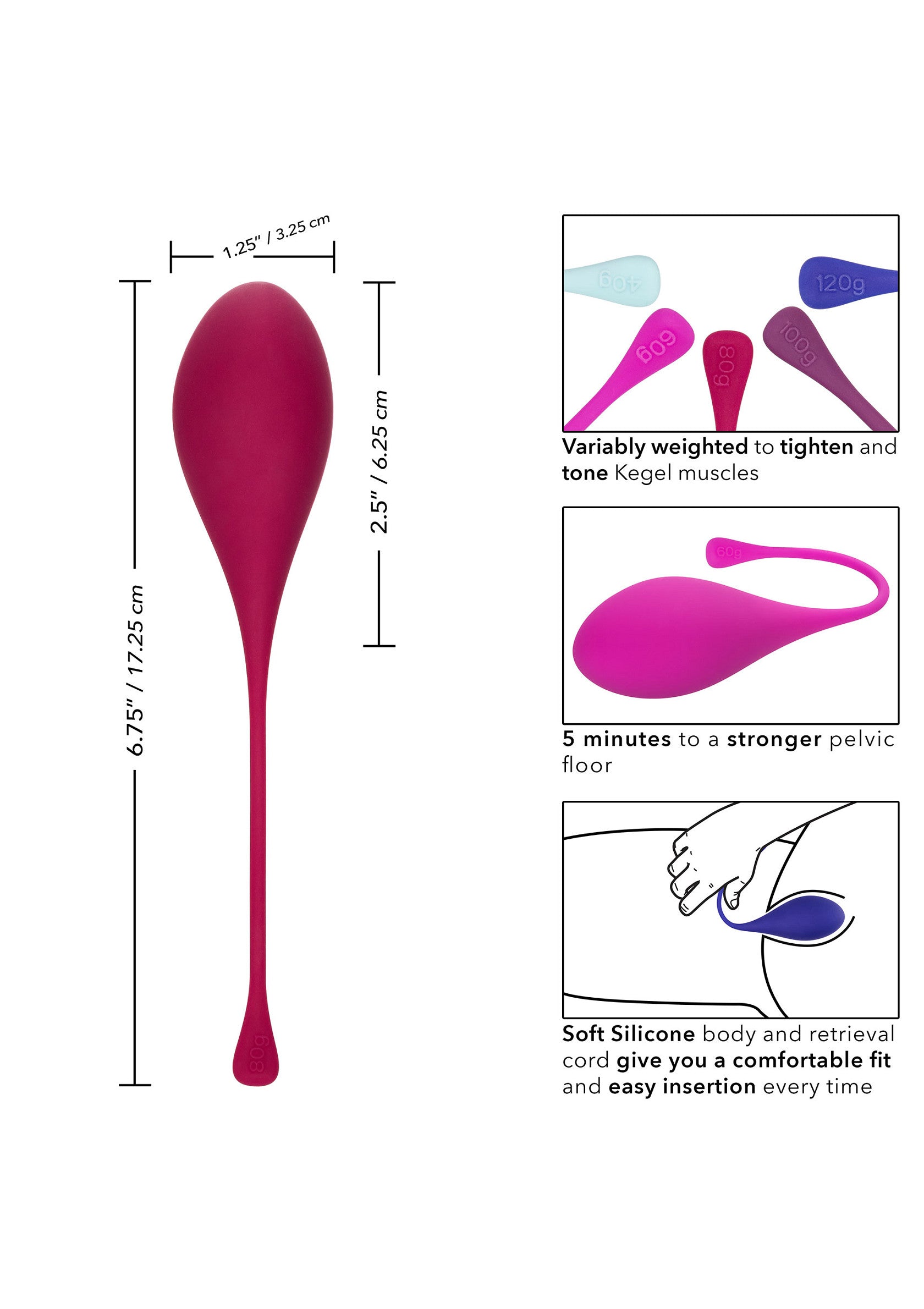 CalExotics Kegel Training 5 pcs