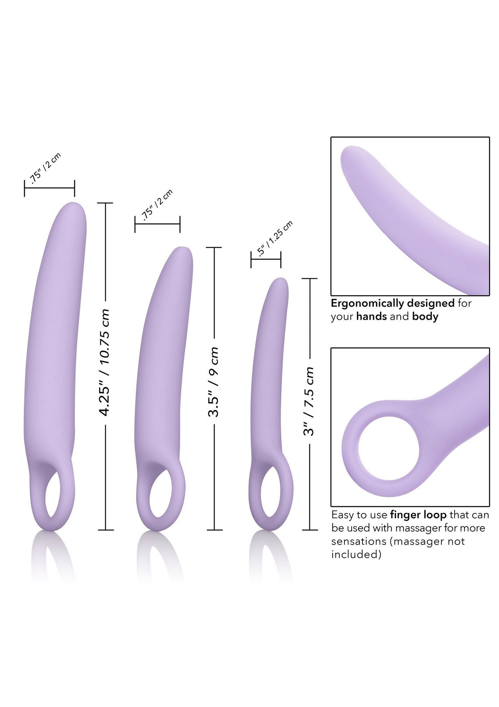 CalExotics Alena Set of 3 Dilators