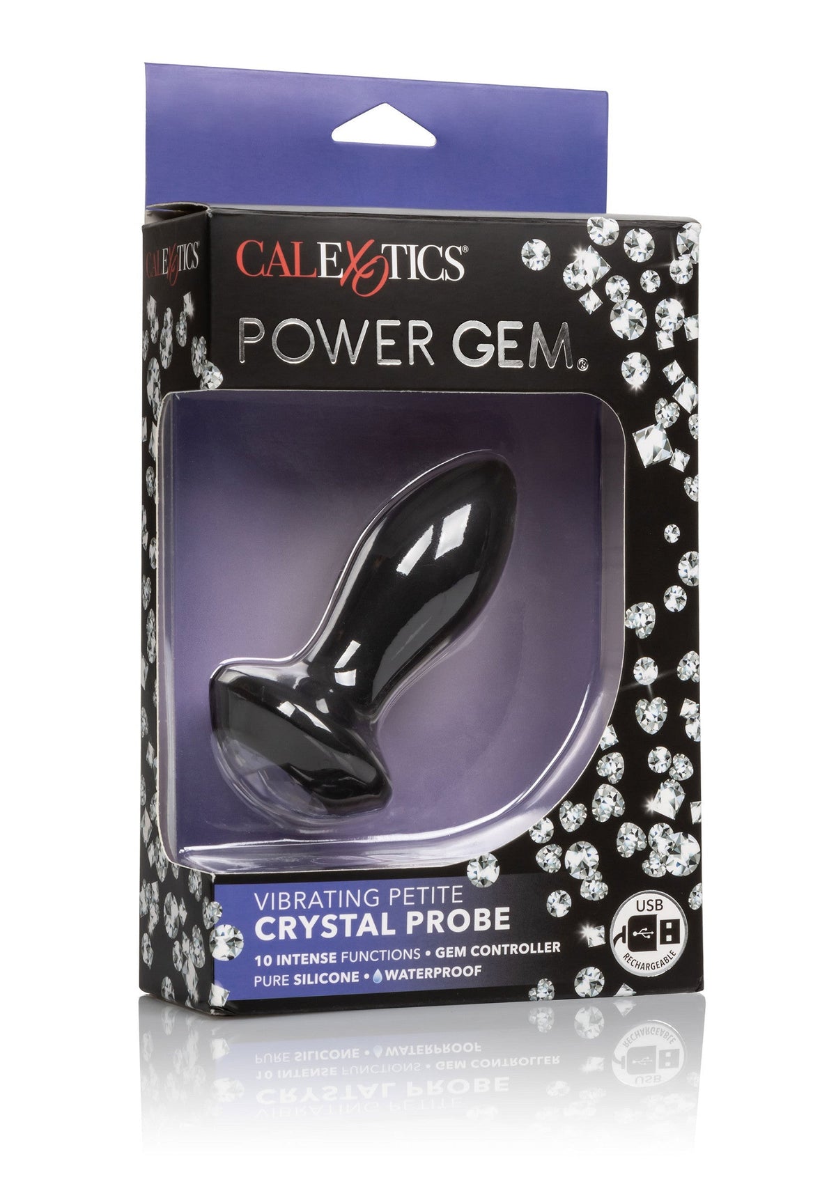 CalExotics Vibrating Petite Crystal Probe