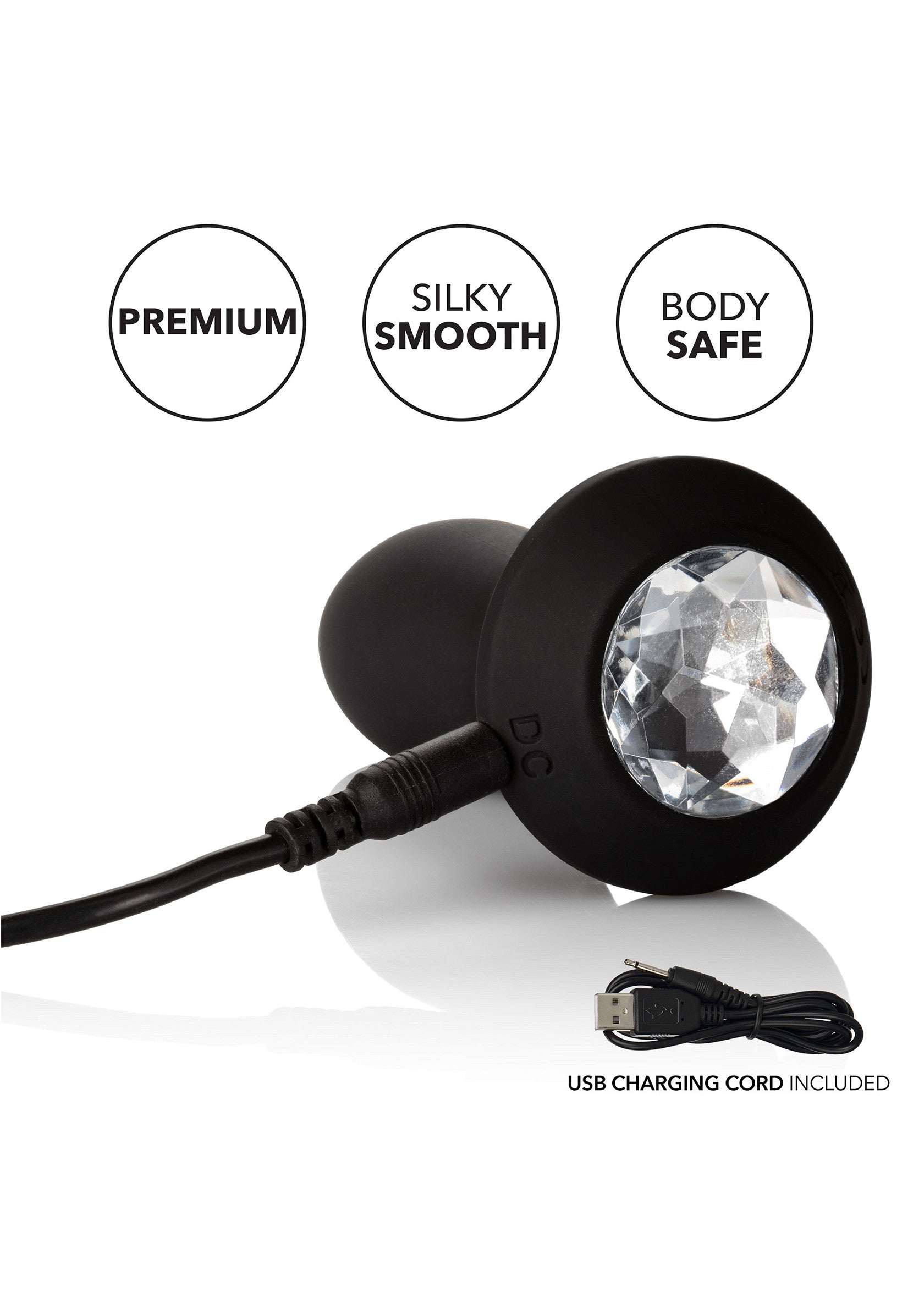 CalExotics Vibrating Petite Crystal Probe