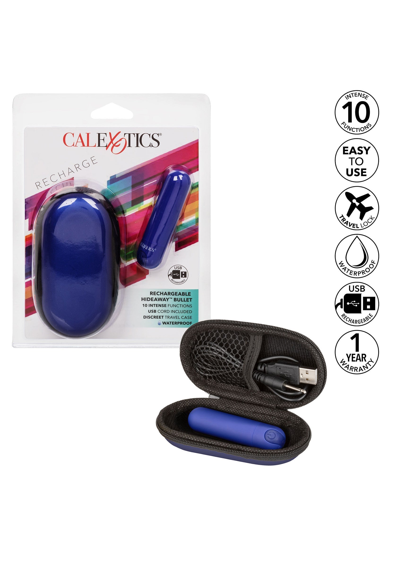 CalExotics Rechargeable Hideaway Bullet