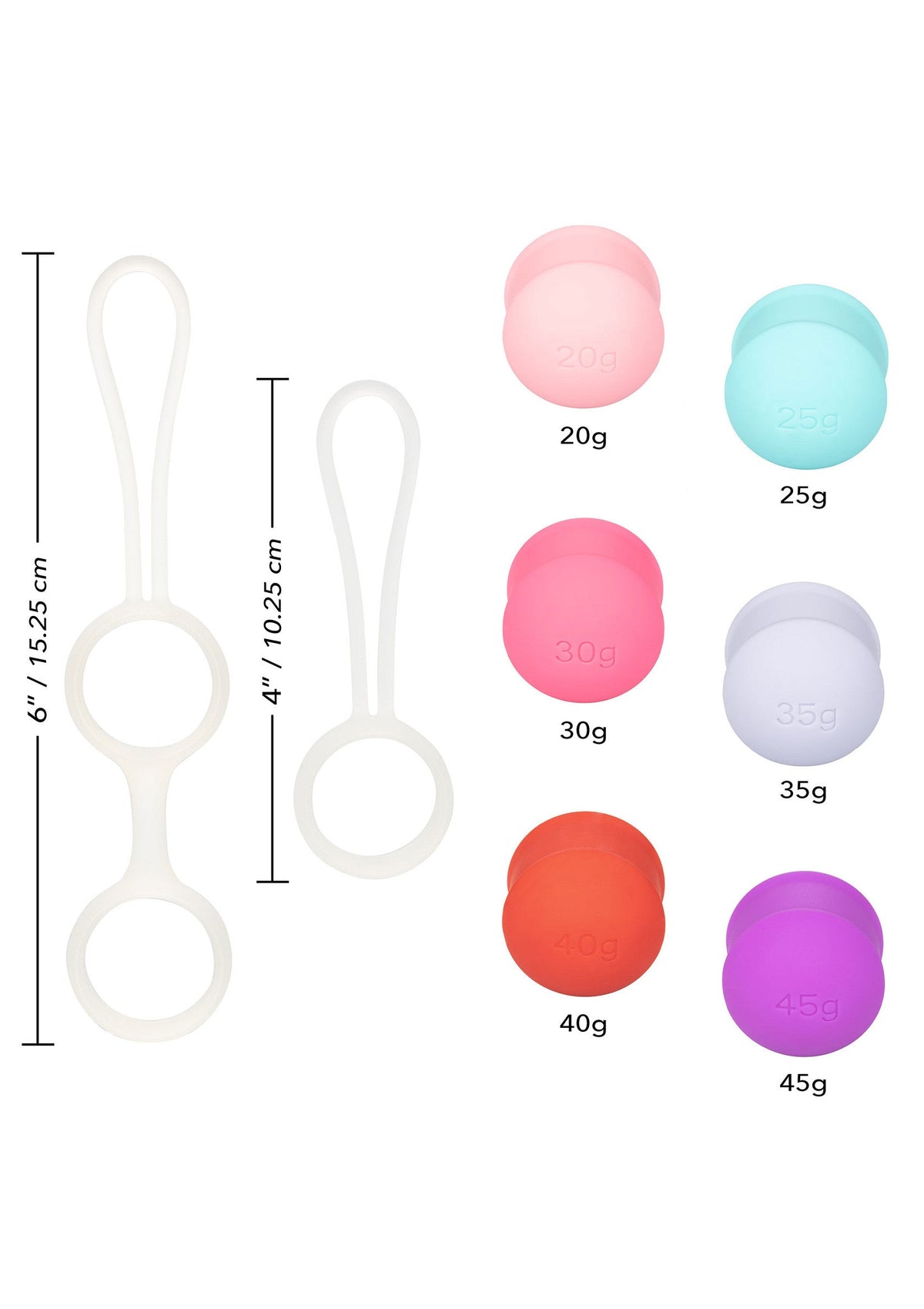 CalExotics Interchangeable Kegel Set