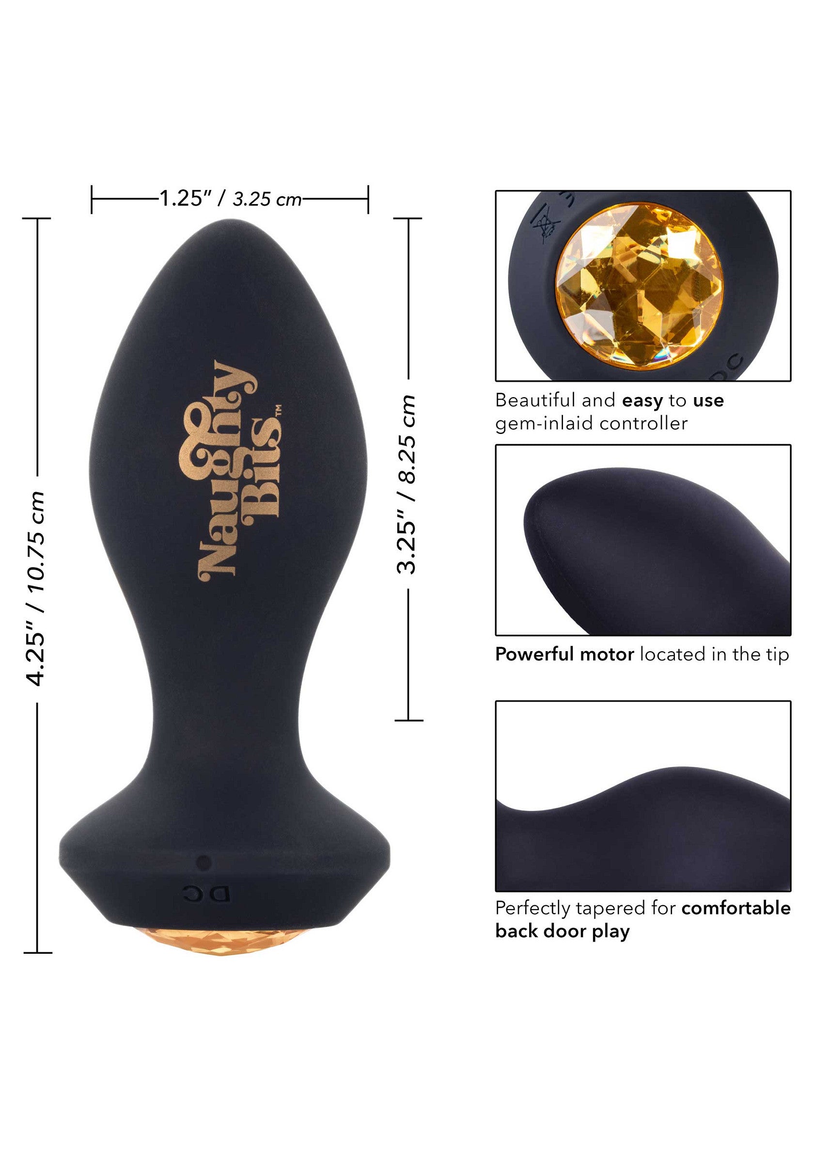 CalExotics Shake Your Ass Vibrating Butt Plug