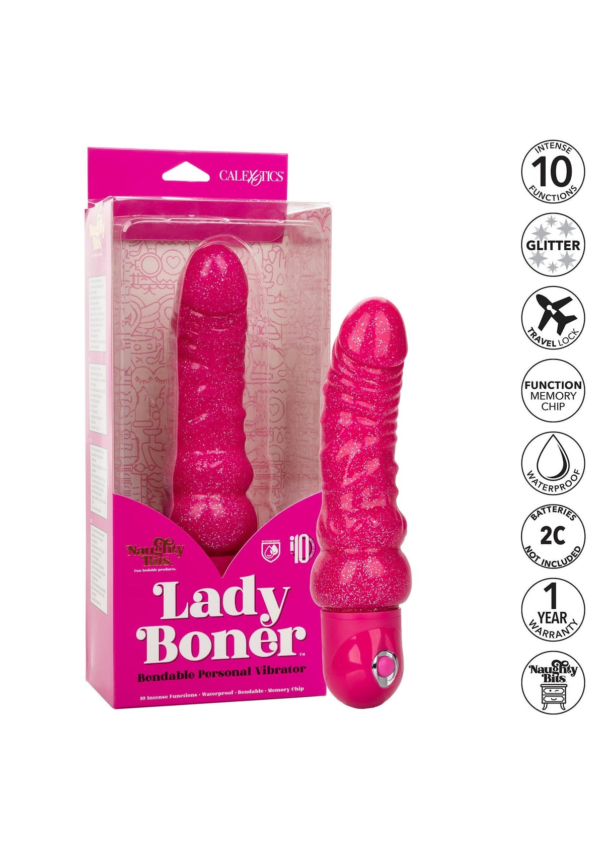 CalExotics Lady Boner Bendable Vibrator