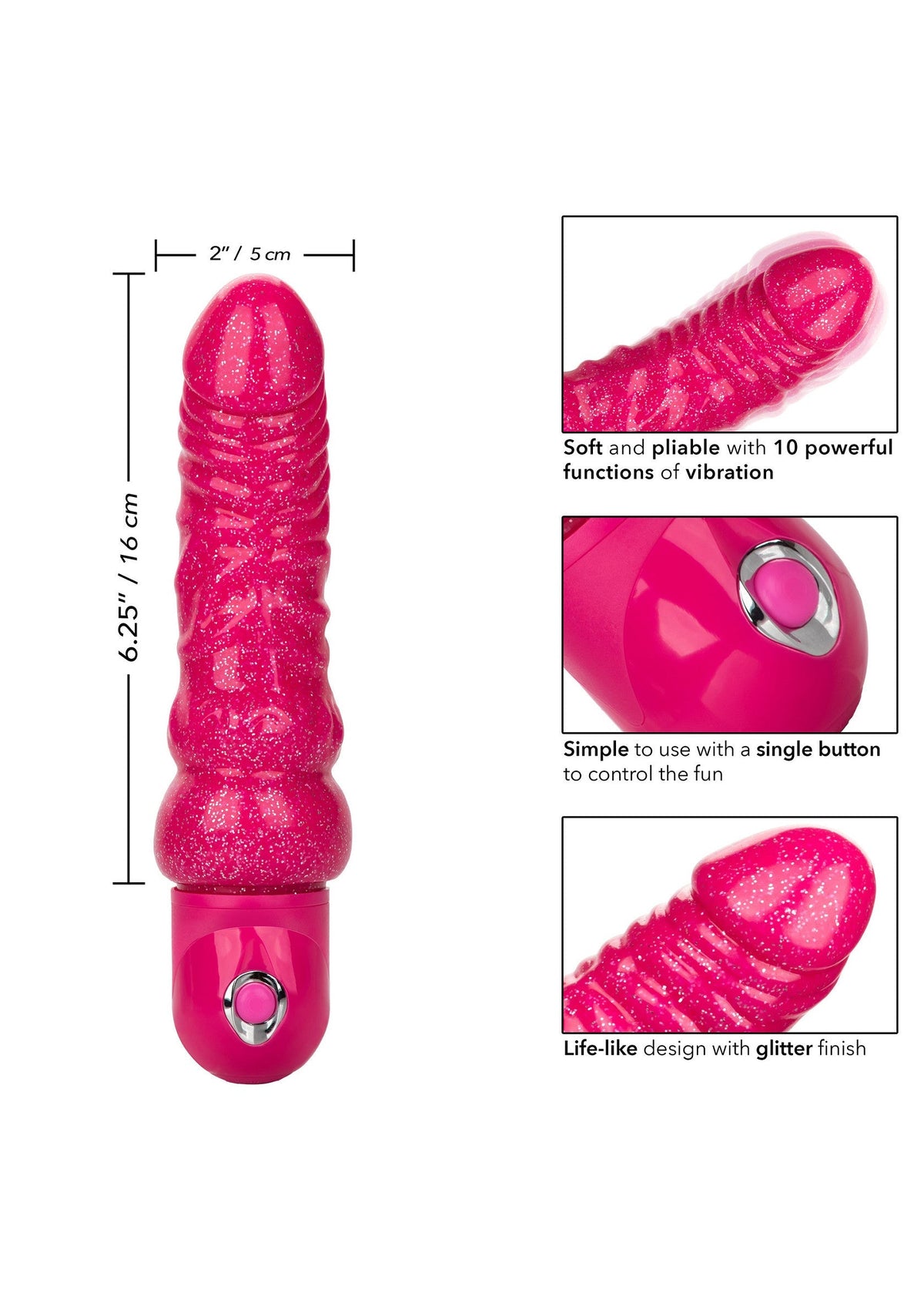 CalExotics Lady Boner Bendable Vibrator