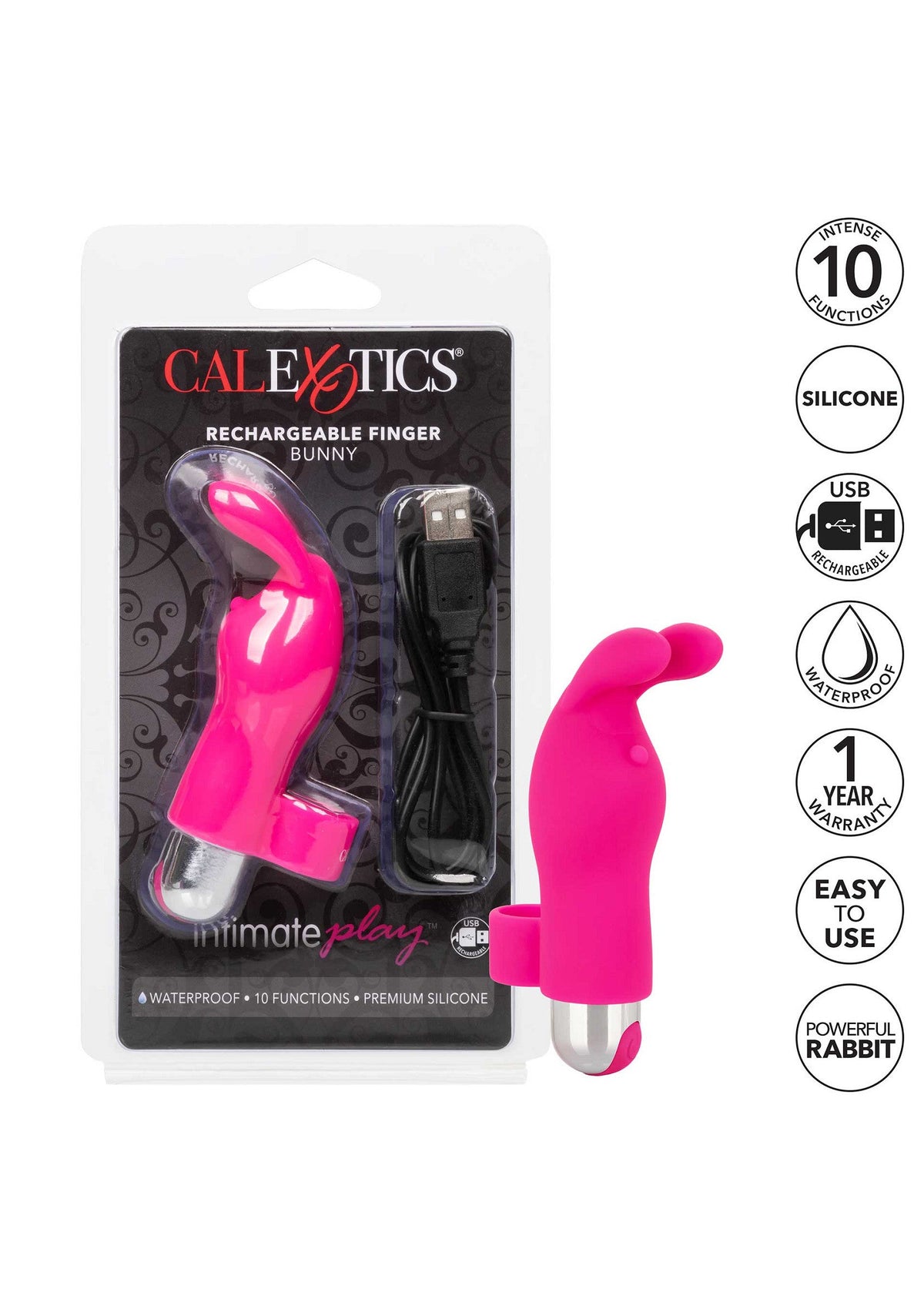 CalExotics Rechargeable Finger Bunny