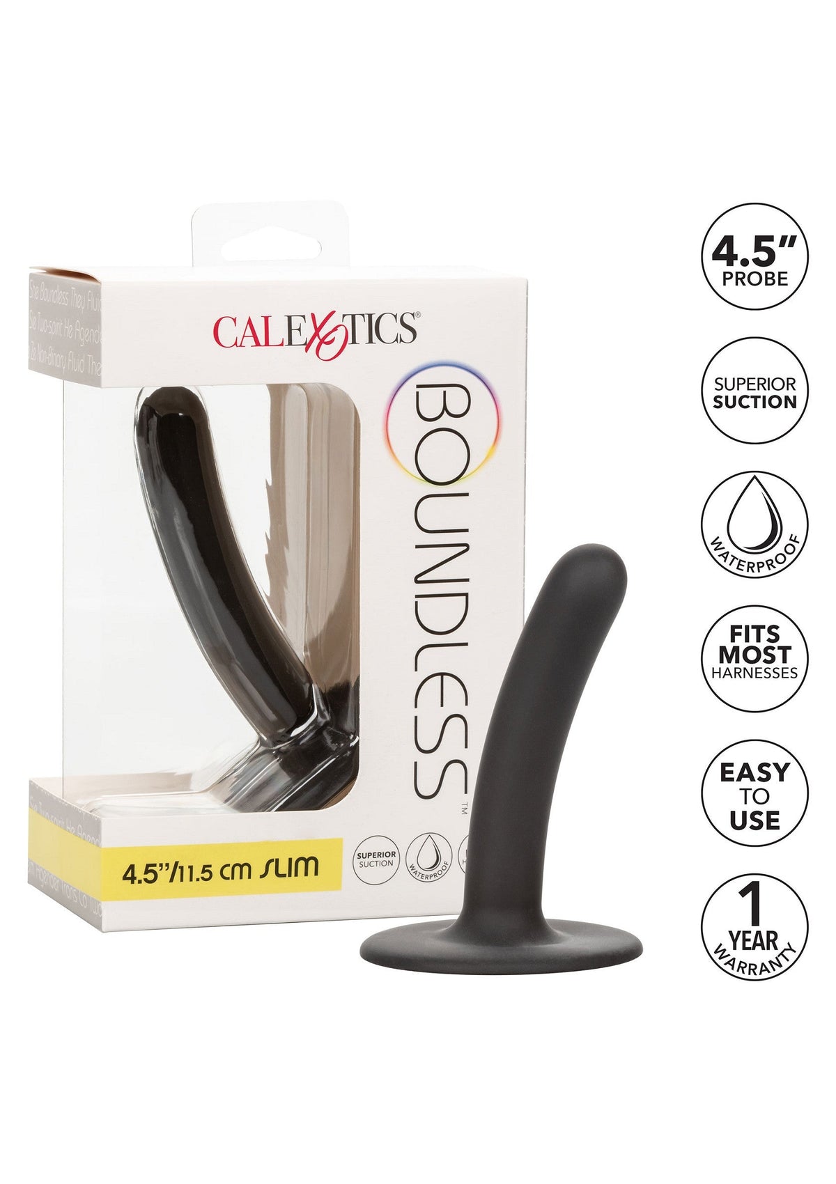 CalExotics Boundless 4.5 inch / 11.5 cm Slim