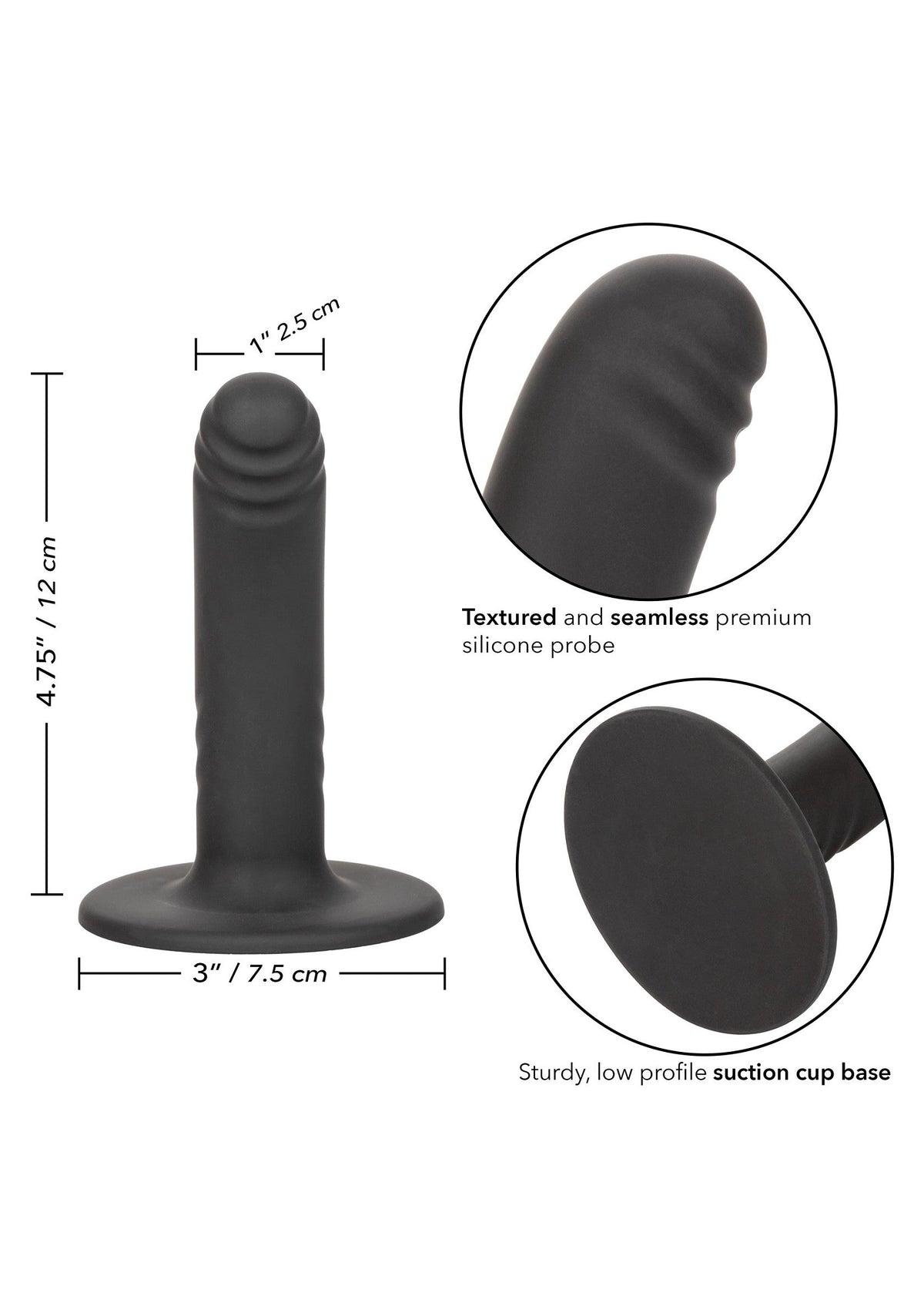 CalExotics Boundless 4.75 inch / 12 cm Ridged