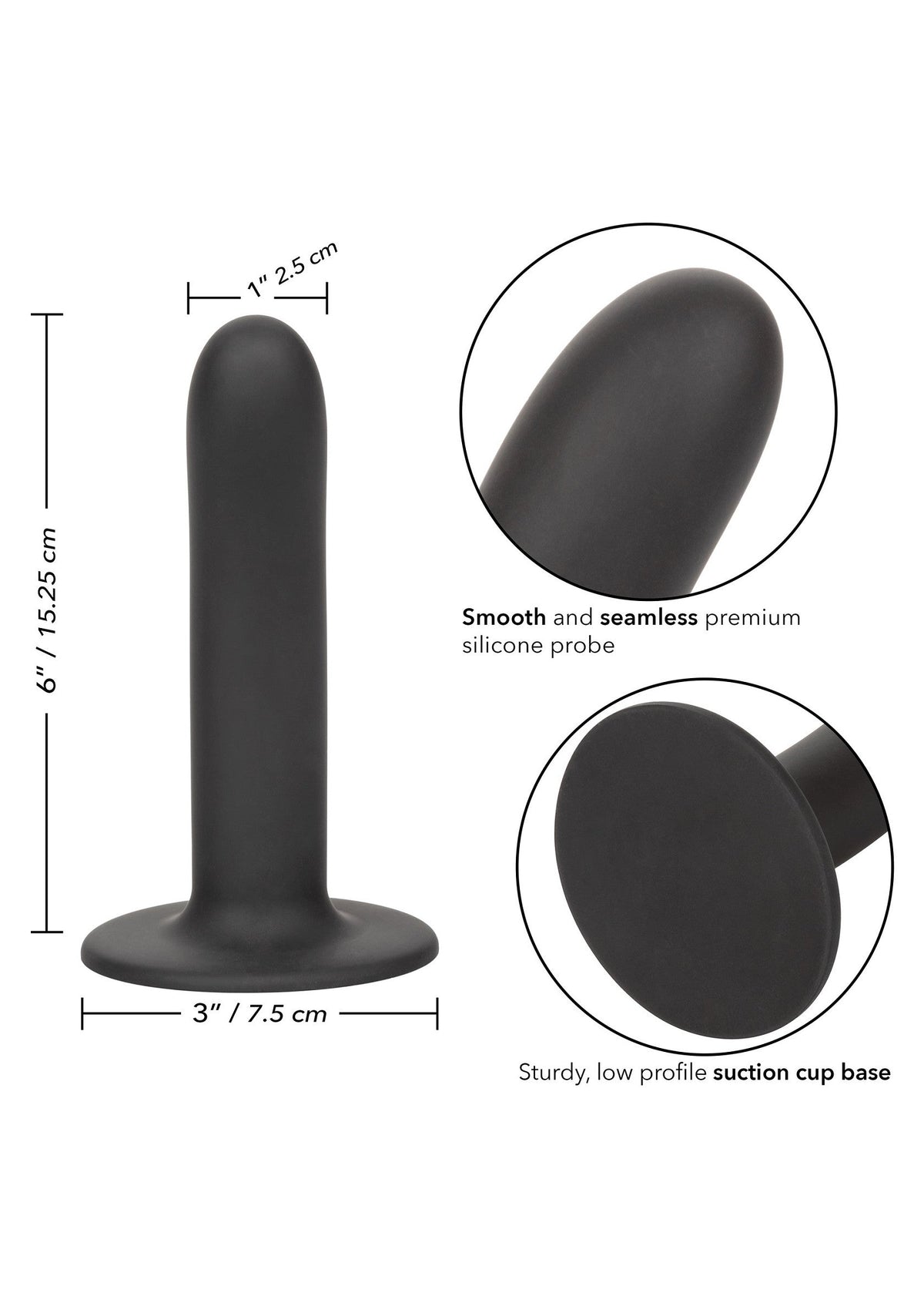 CalExotics Boundless 6 inch / 15.25 cm Smooth