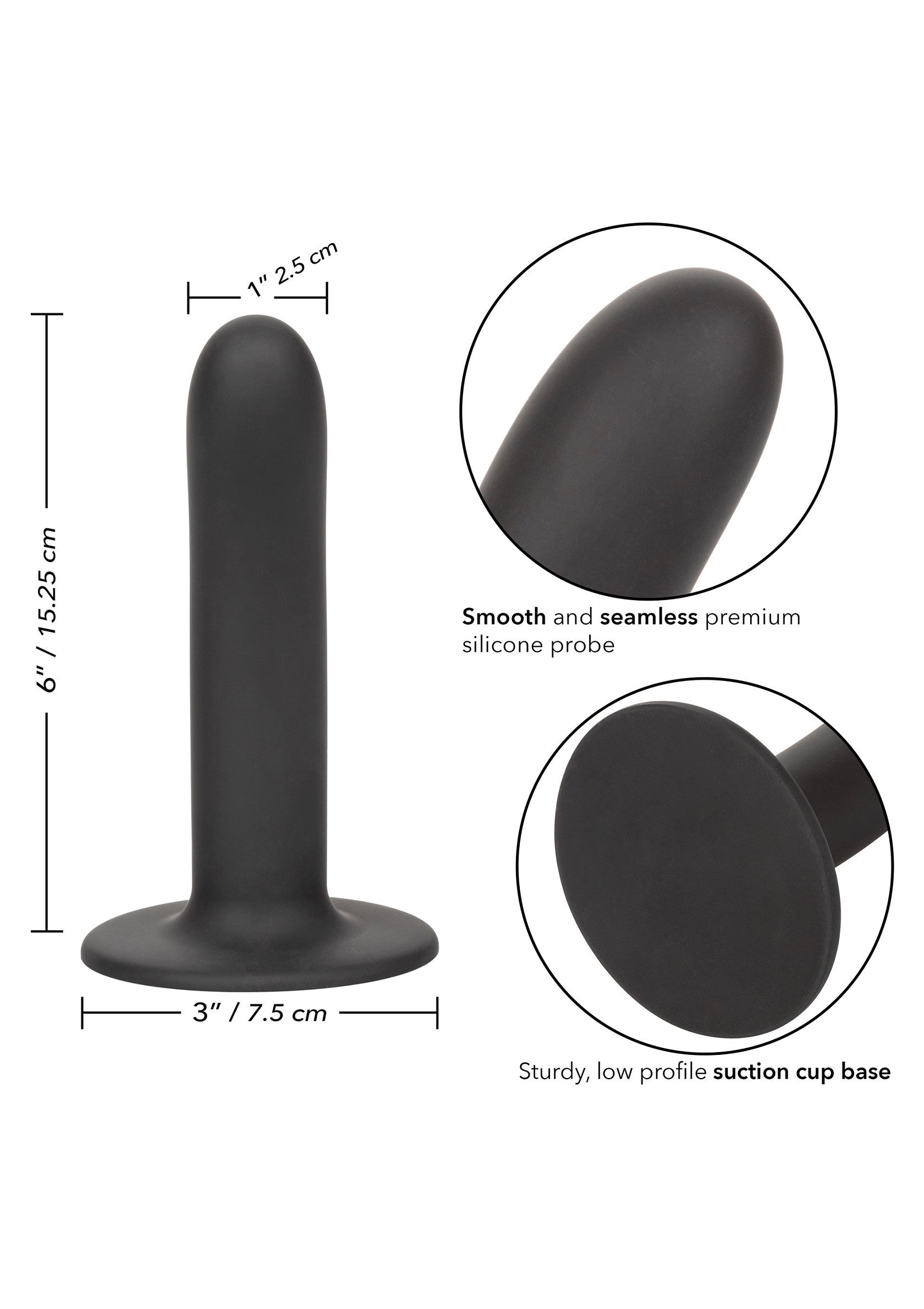 CalExotics Boundless 6 inch / 15.25 cm Smooth