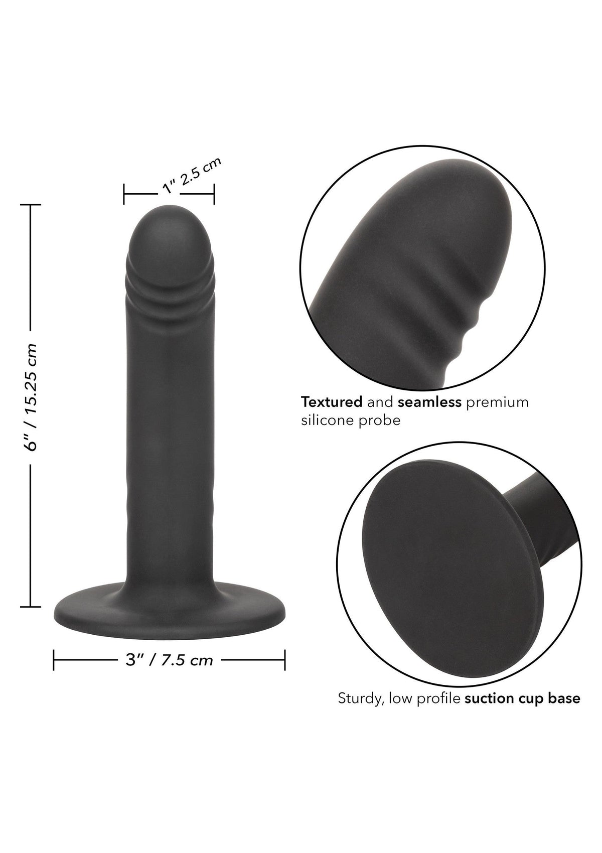CalExotics Boundless 6 inch / 15.25 cm Ridged