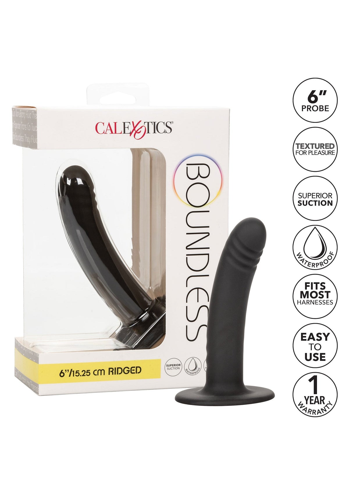 CalExotics Boundless 6 inch / 15.25 cm Ridged