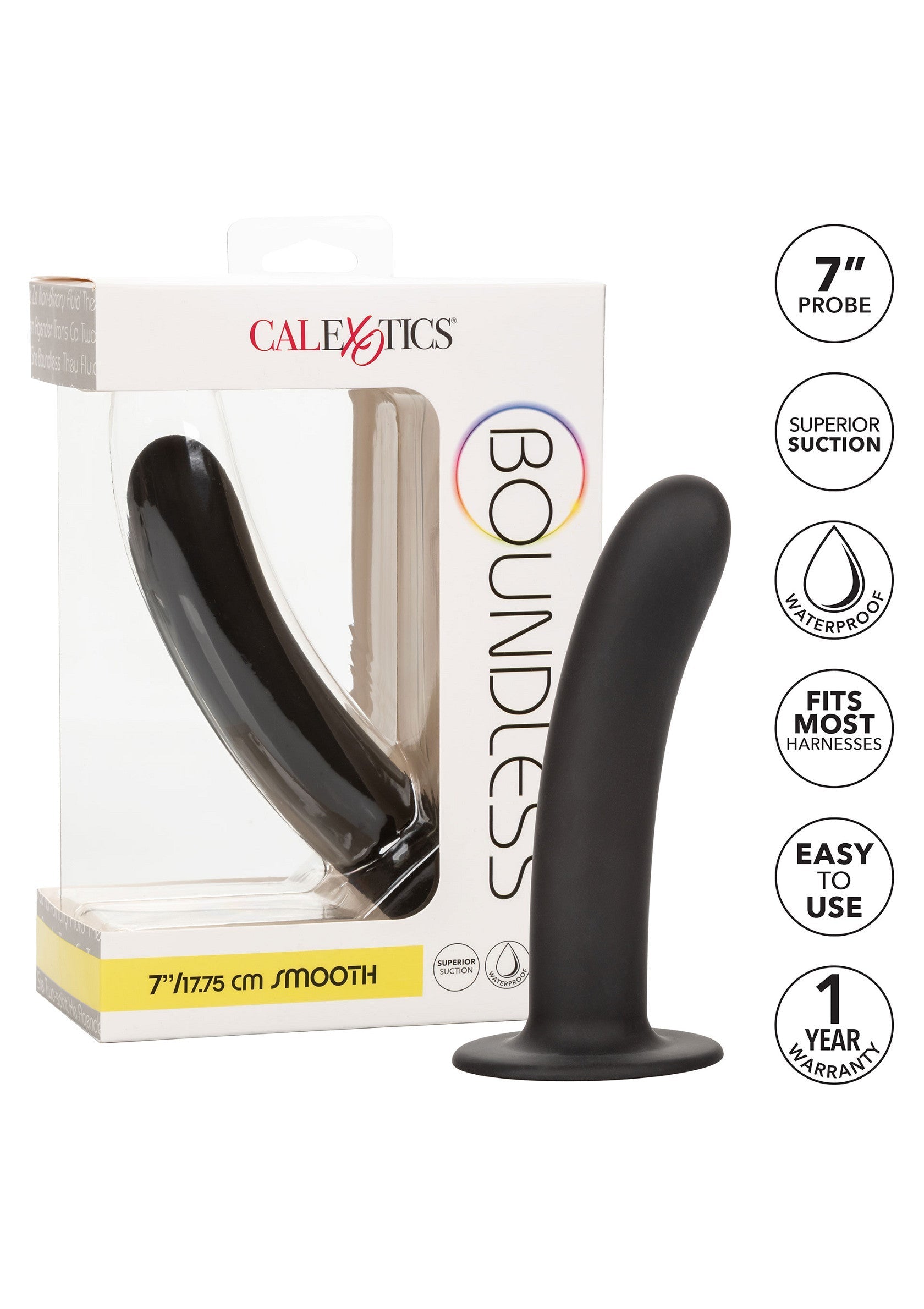CalExotics Boundless 7 inch / 17.75 cm Smooth
