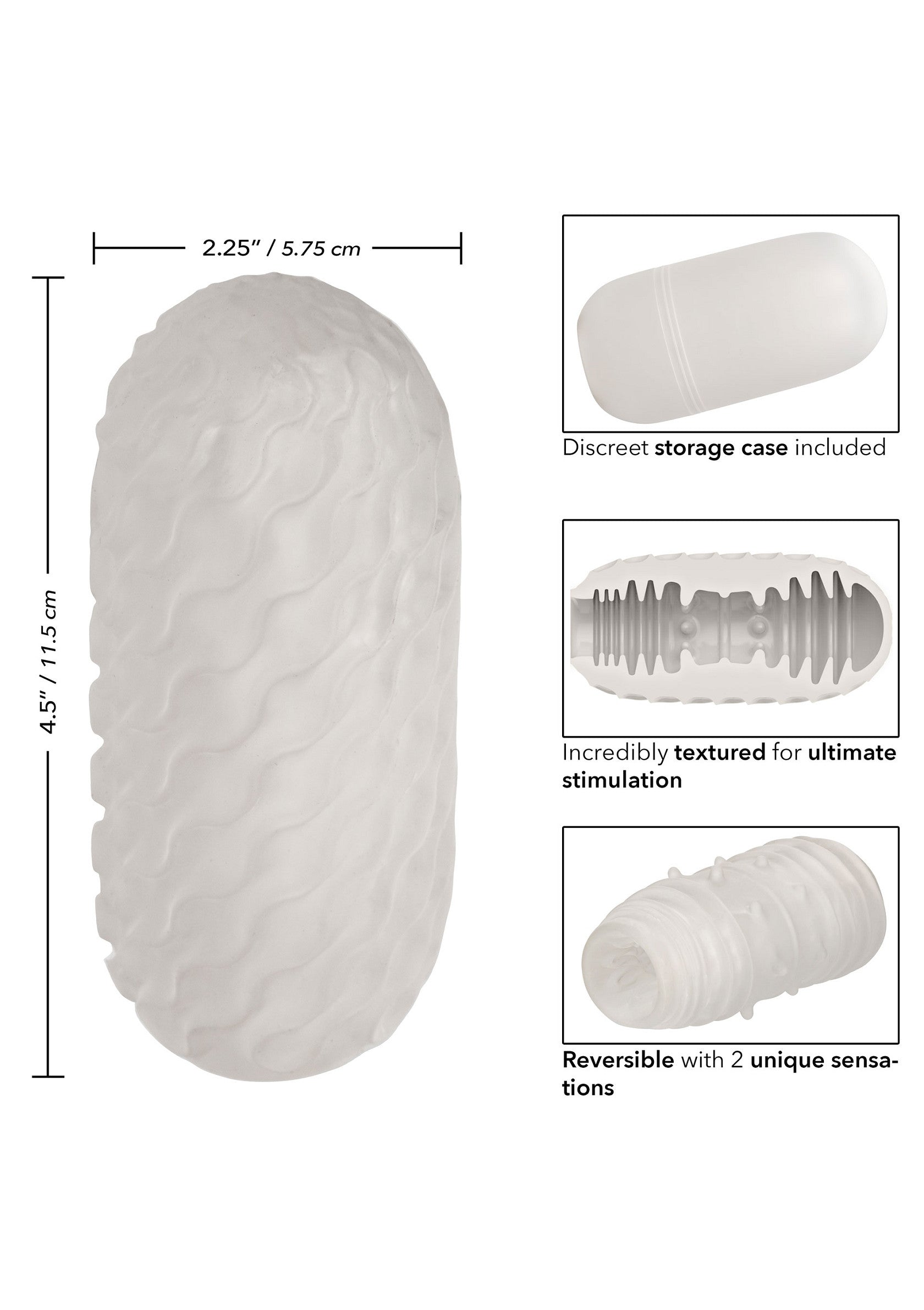 CalExotics Boundless Ribbed Stroker
