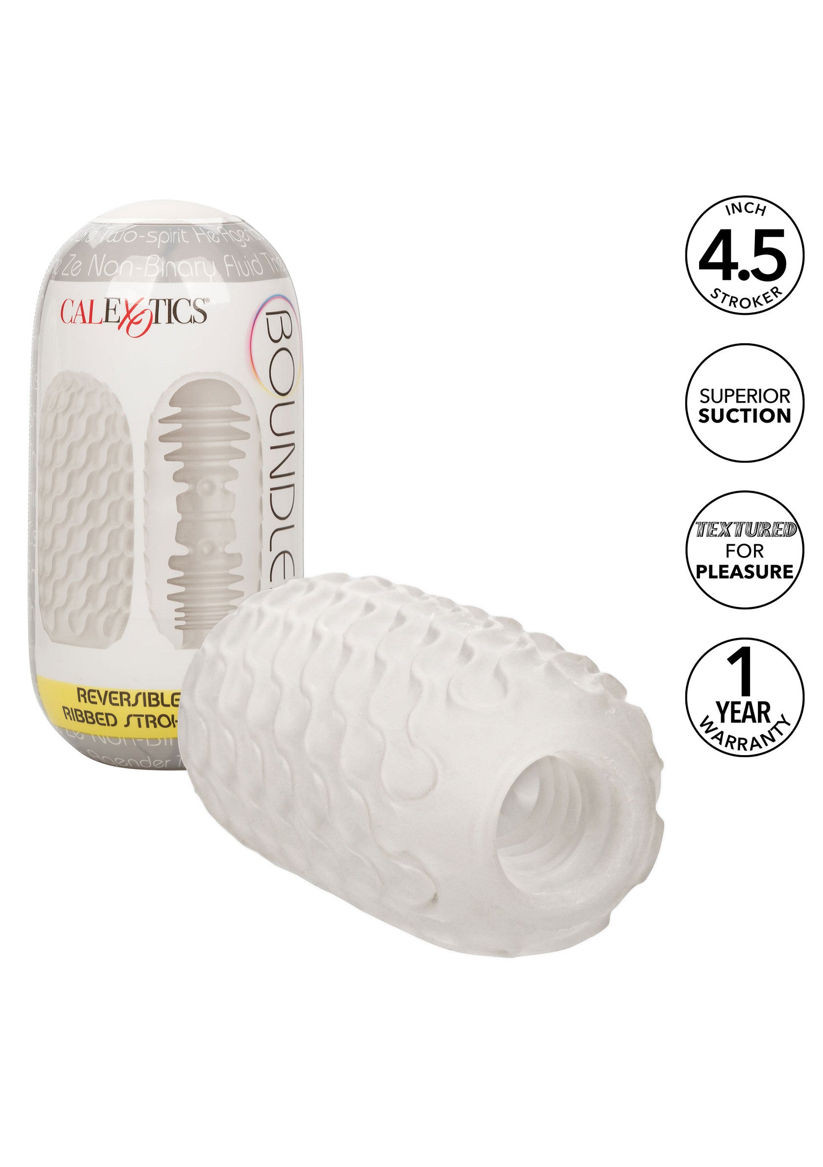 CalExotics Boundless Ribbed Stroker
