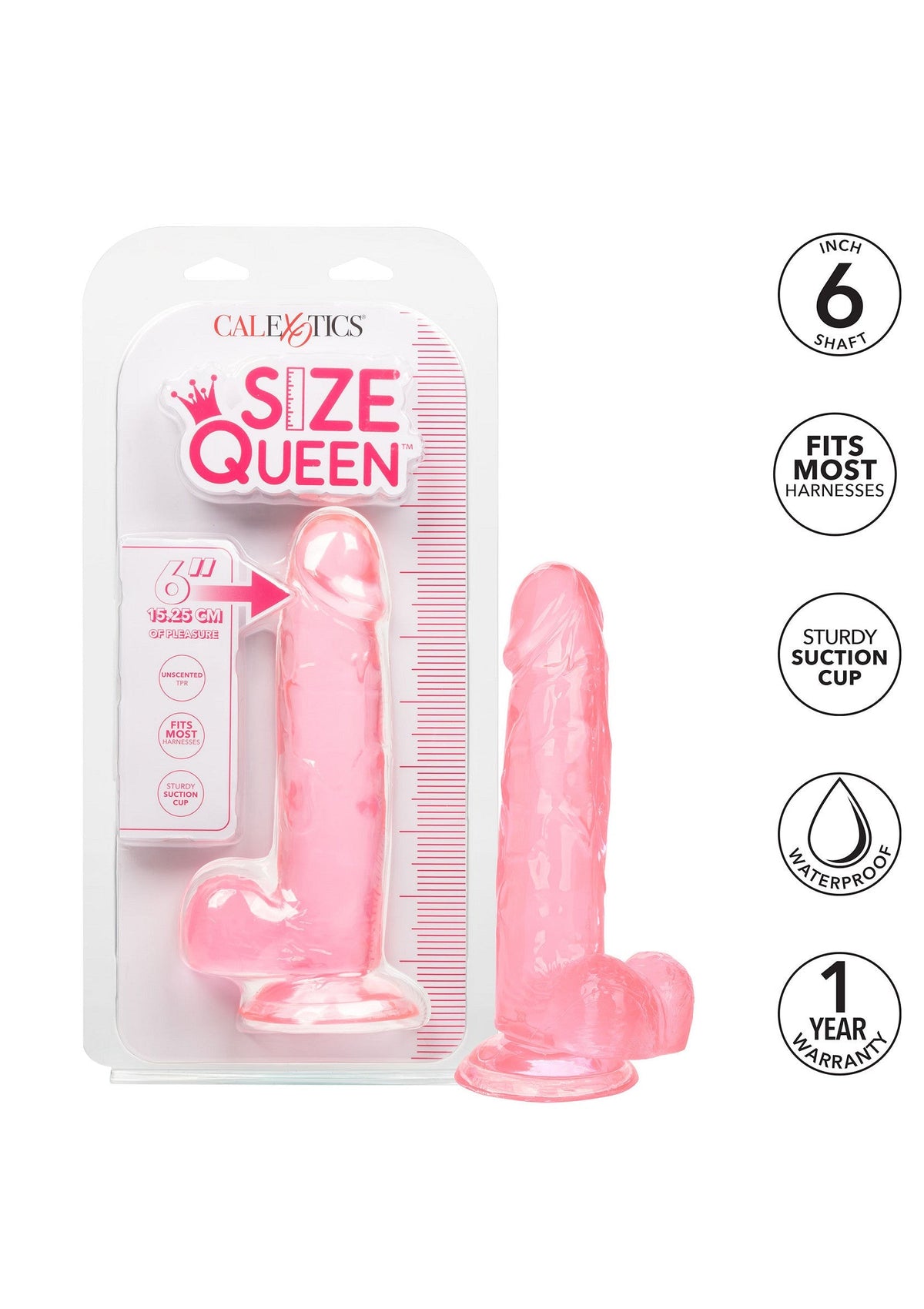 CalExotics Queen Size Dong 6 inch