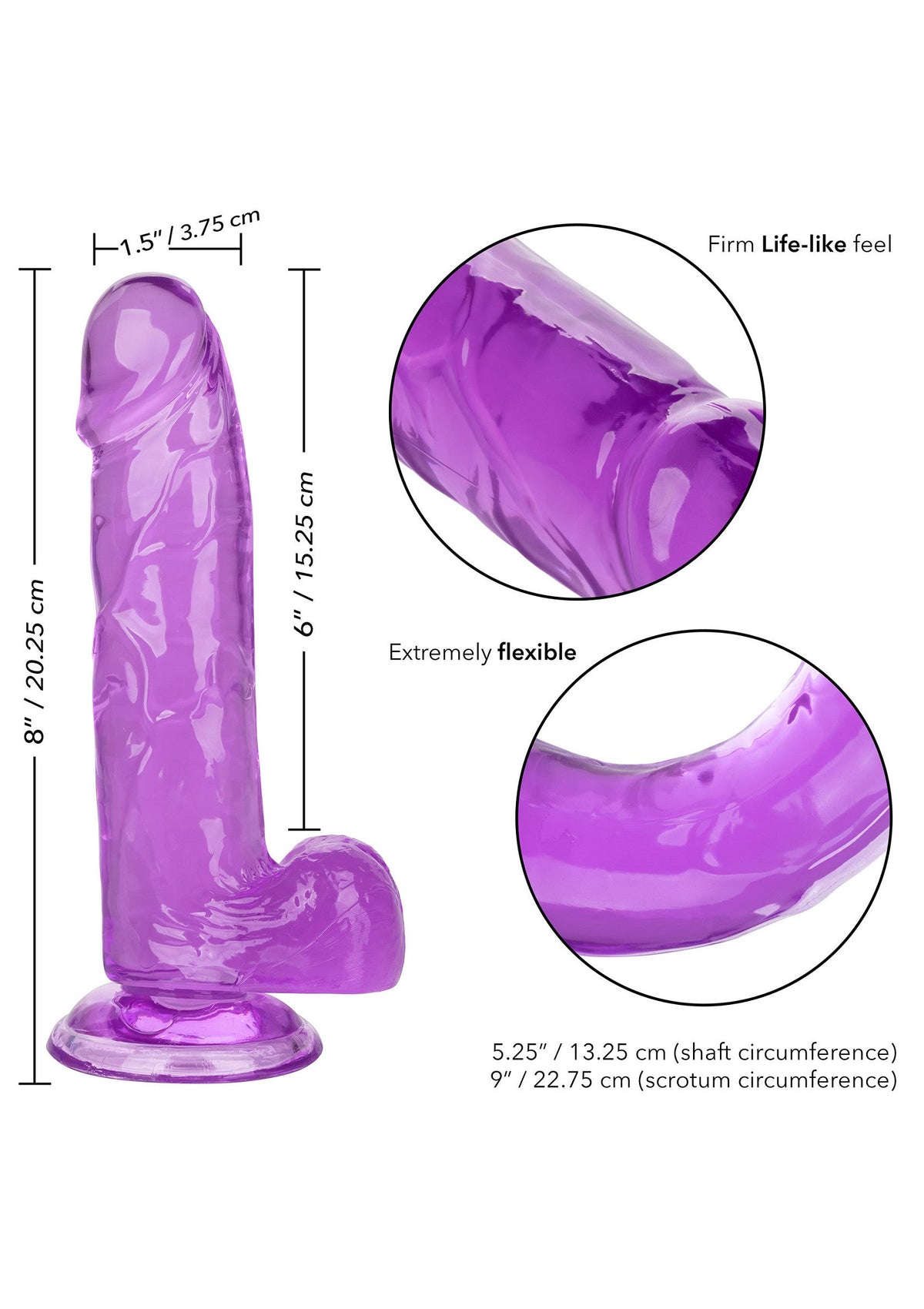 CalExotics Queen Size Dong 6 inch