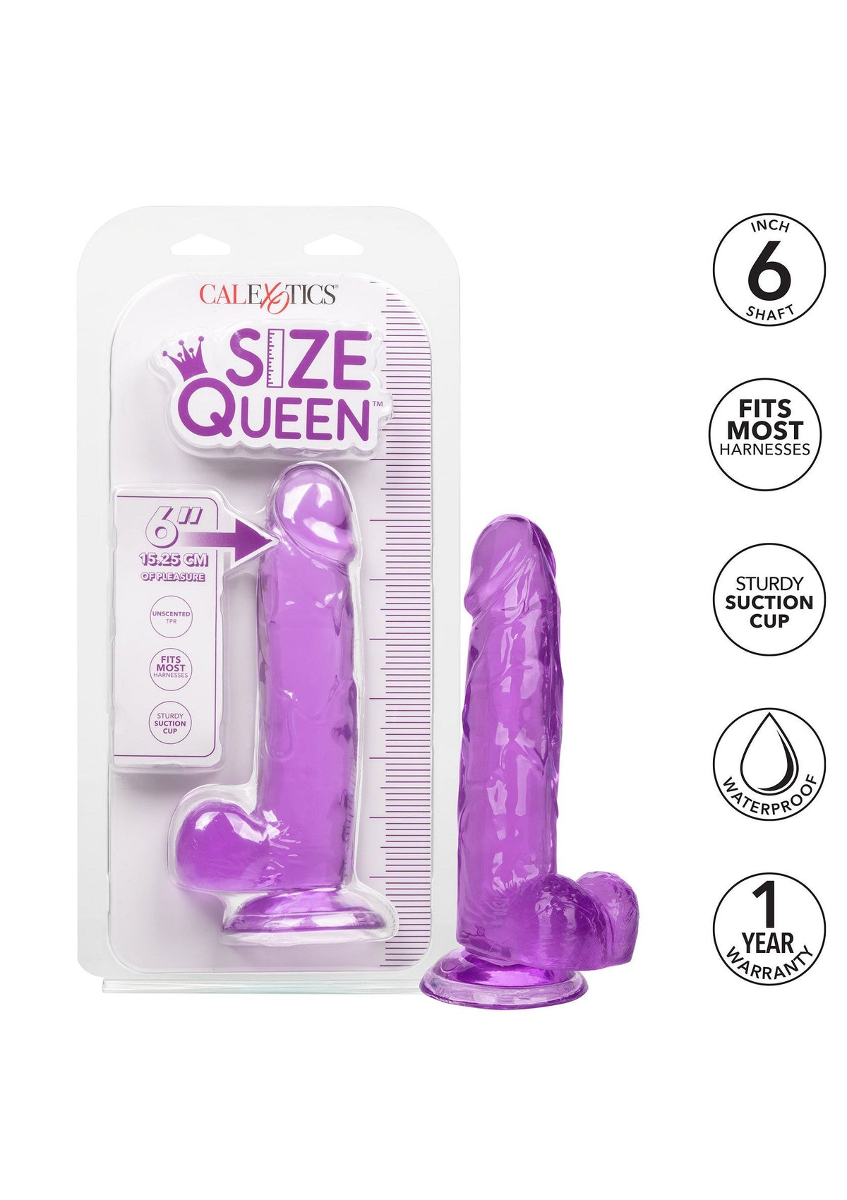 CalExotics Queen Size Dong 6 inch