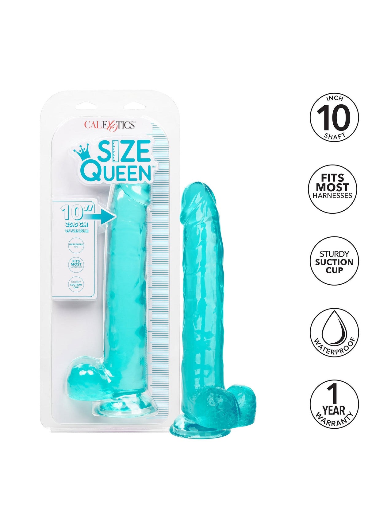 CalExotics Queen Size Dong 10 inch