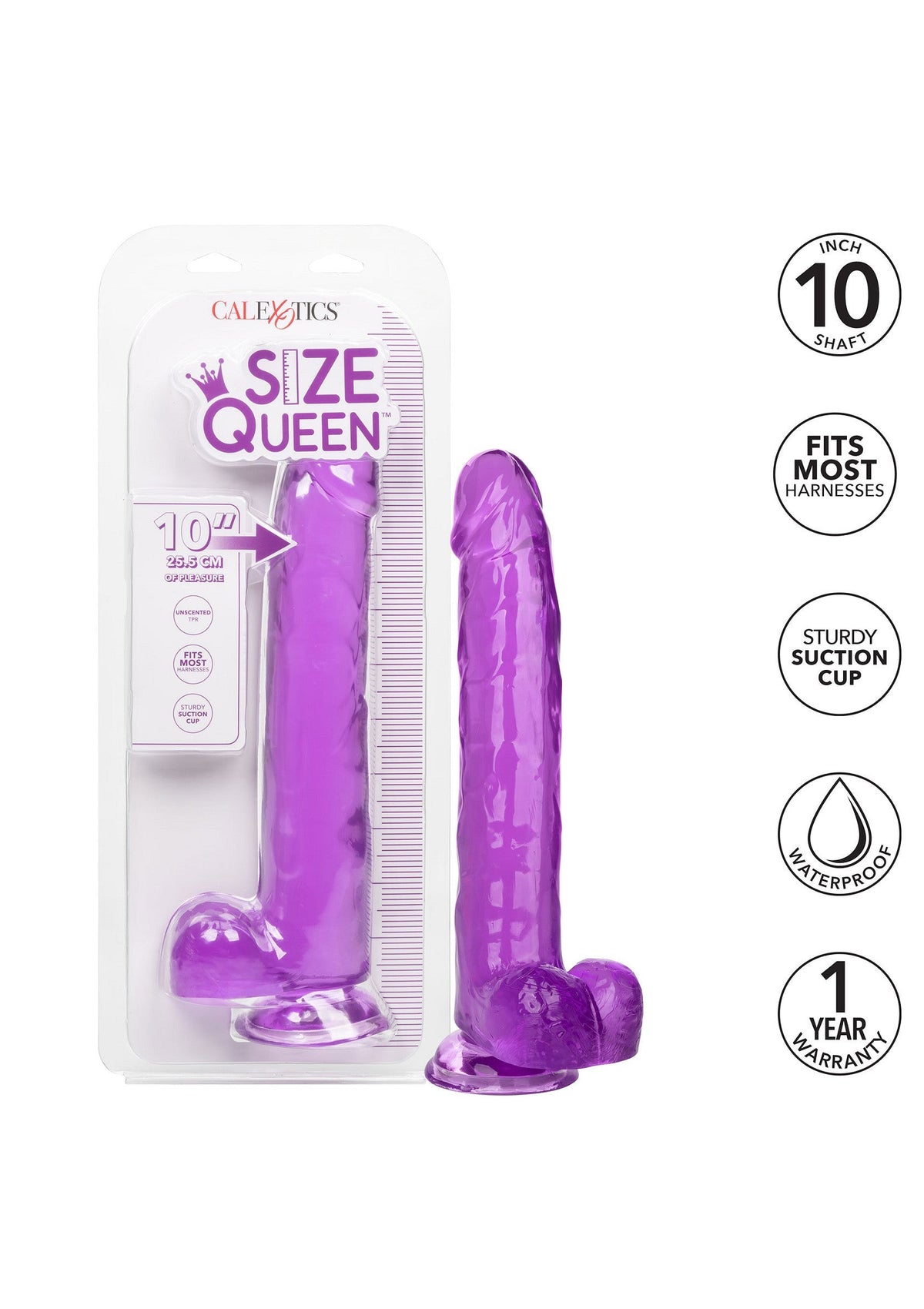 CalExotics Queen Size Dong 10 inch