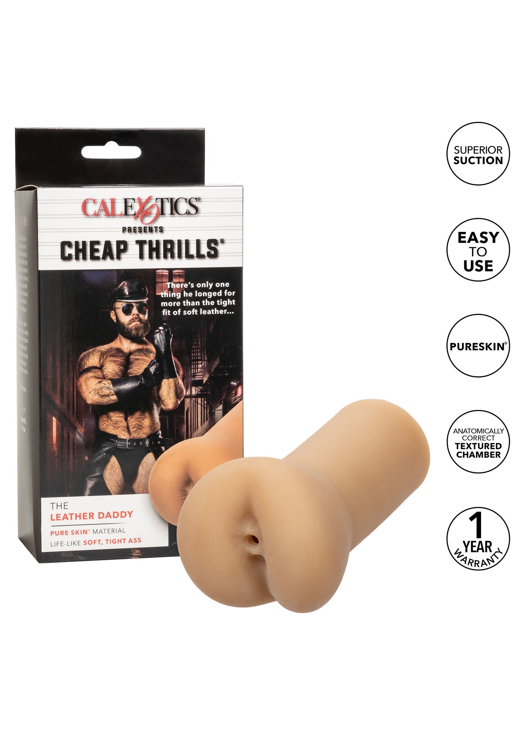 CalExotics Cheap Thrills Leather Daddy