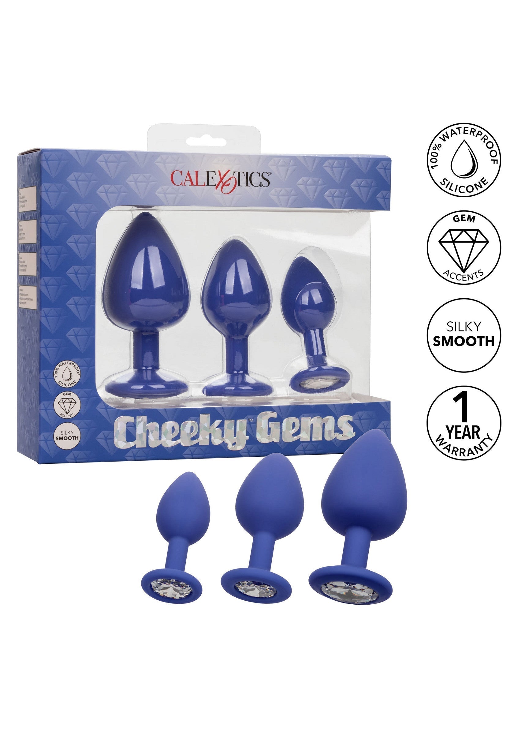 CalExotics Cheeky Gems 3 pcs