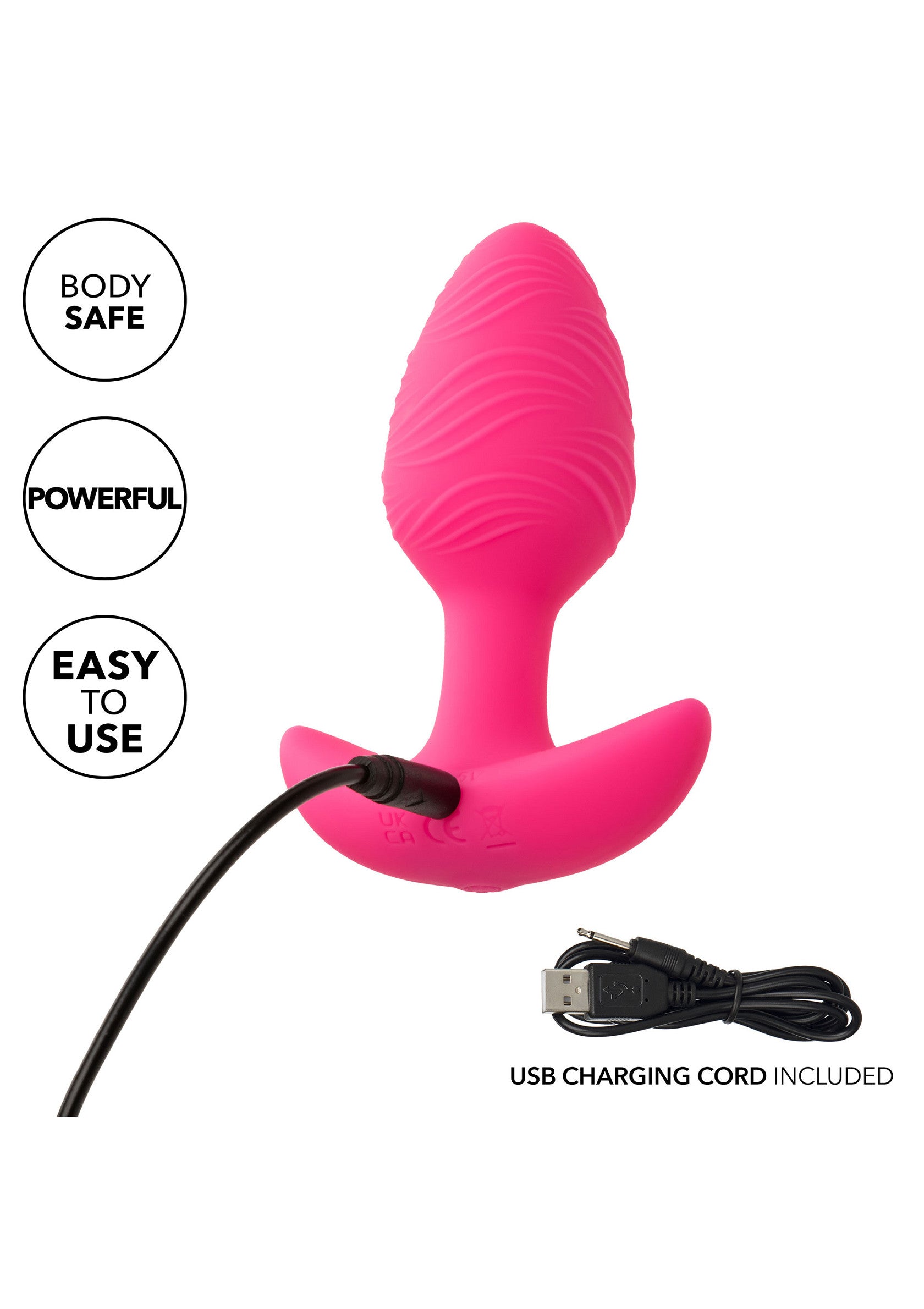 CalExotics Cheeky Glow Vibrating Plug S