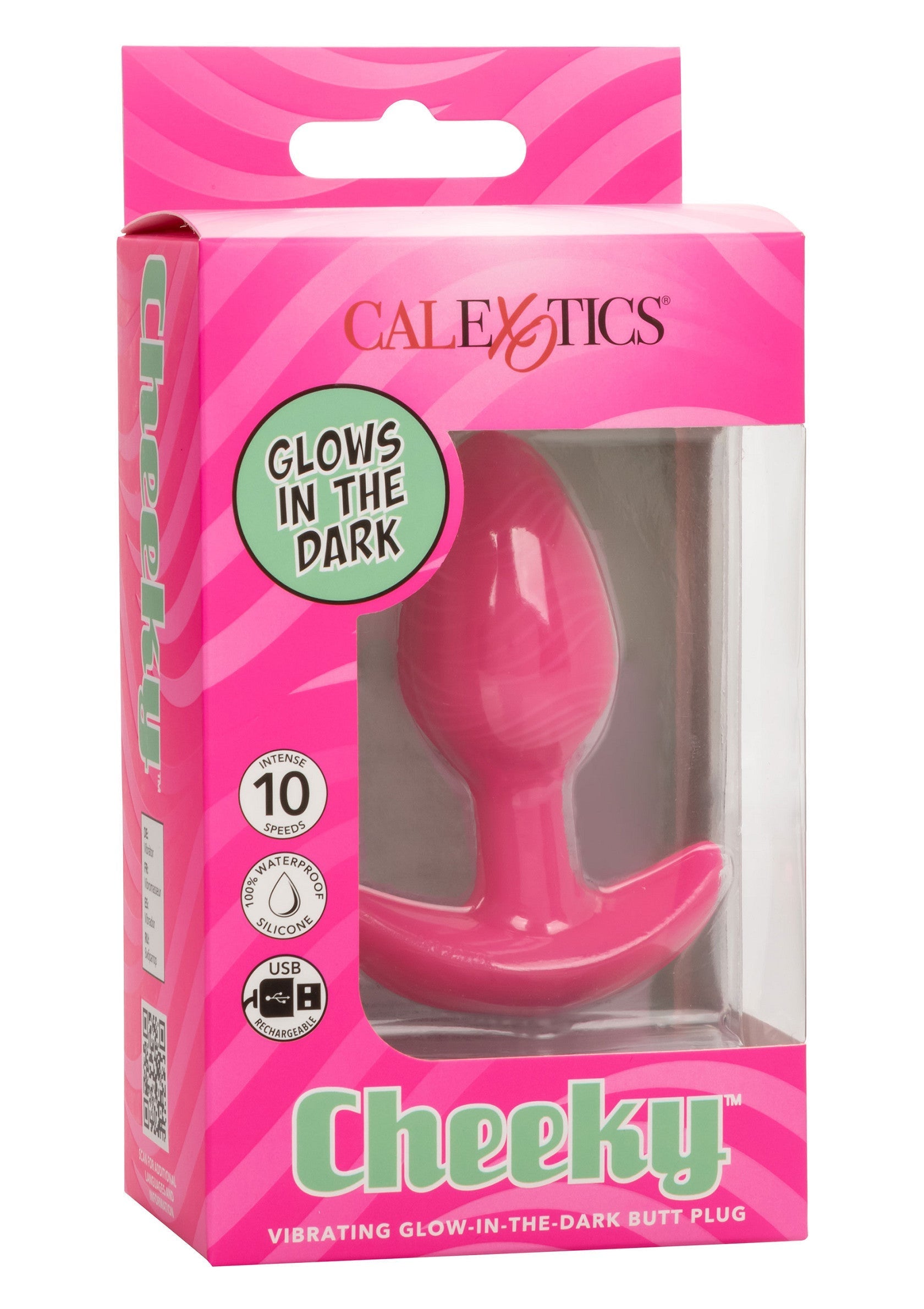 CalExotics Cheeky Glow Vibrating Plug S