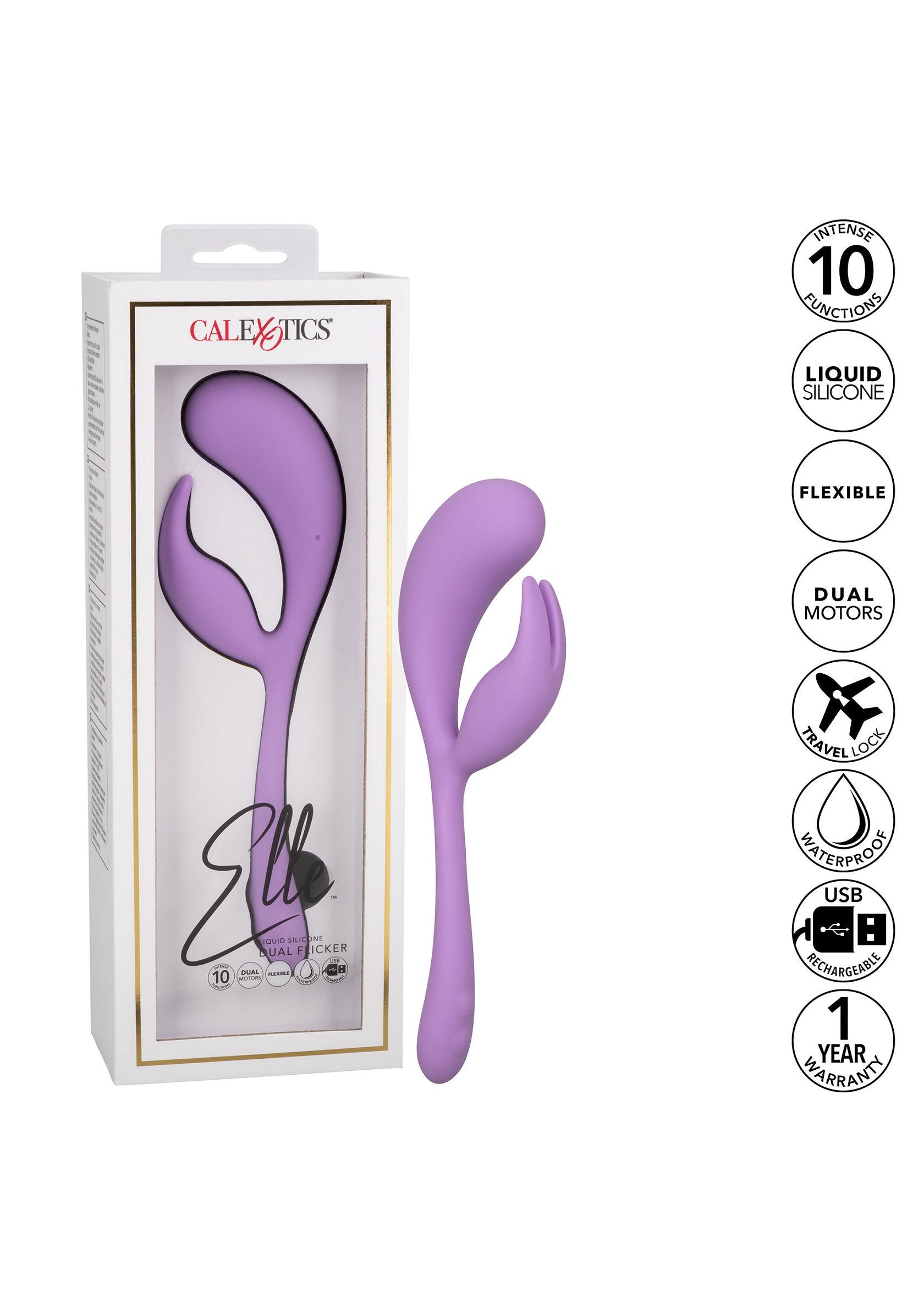 CalExotics Liquid Silicone Dual Flicker