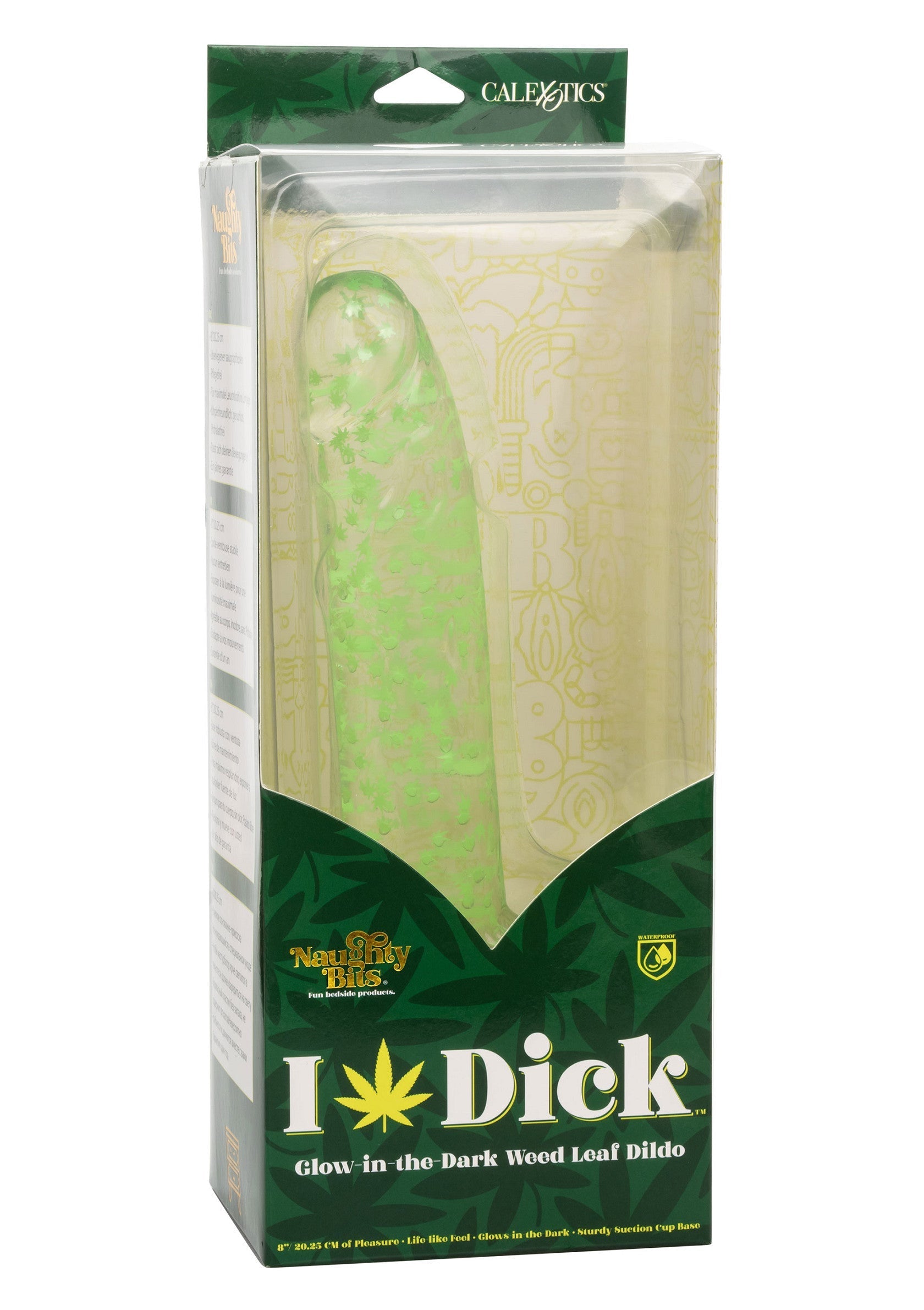 CalExotics I Leaf Dick Glow Dildo