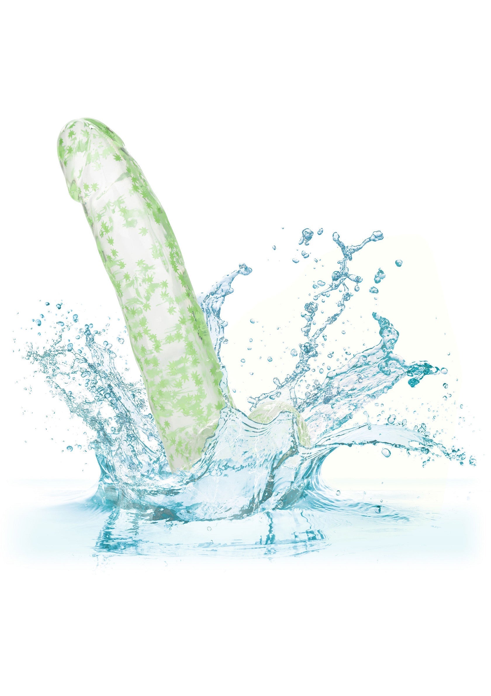 CalExotics I Leaf Dick Glow Dildo