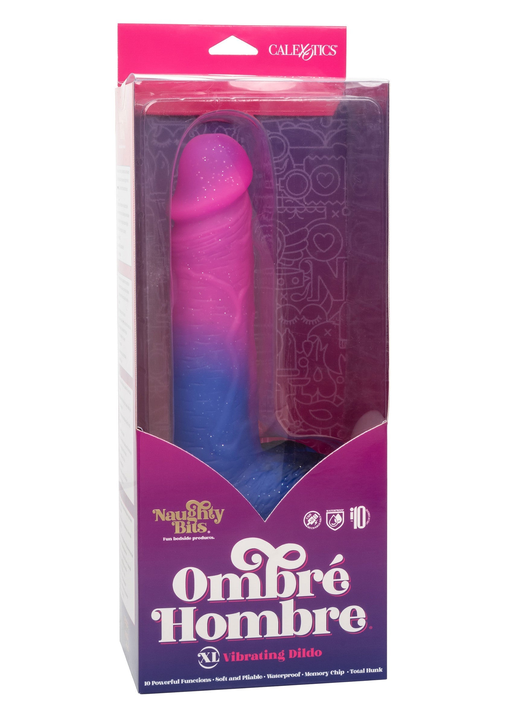 CalExotics Ombre Hombre Vibrating Dildo