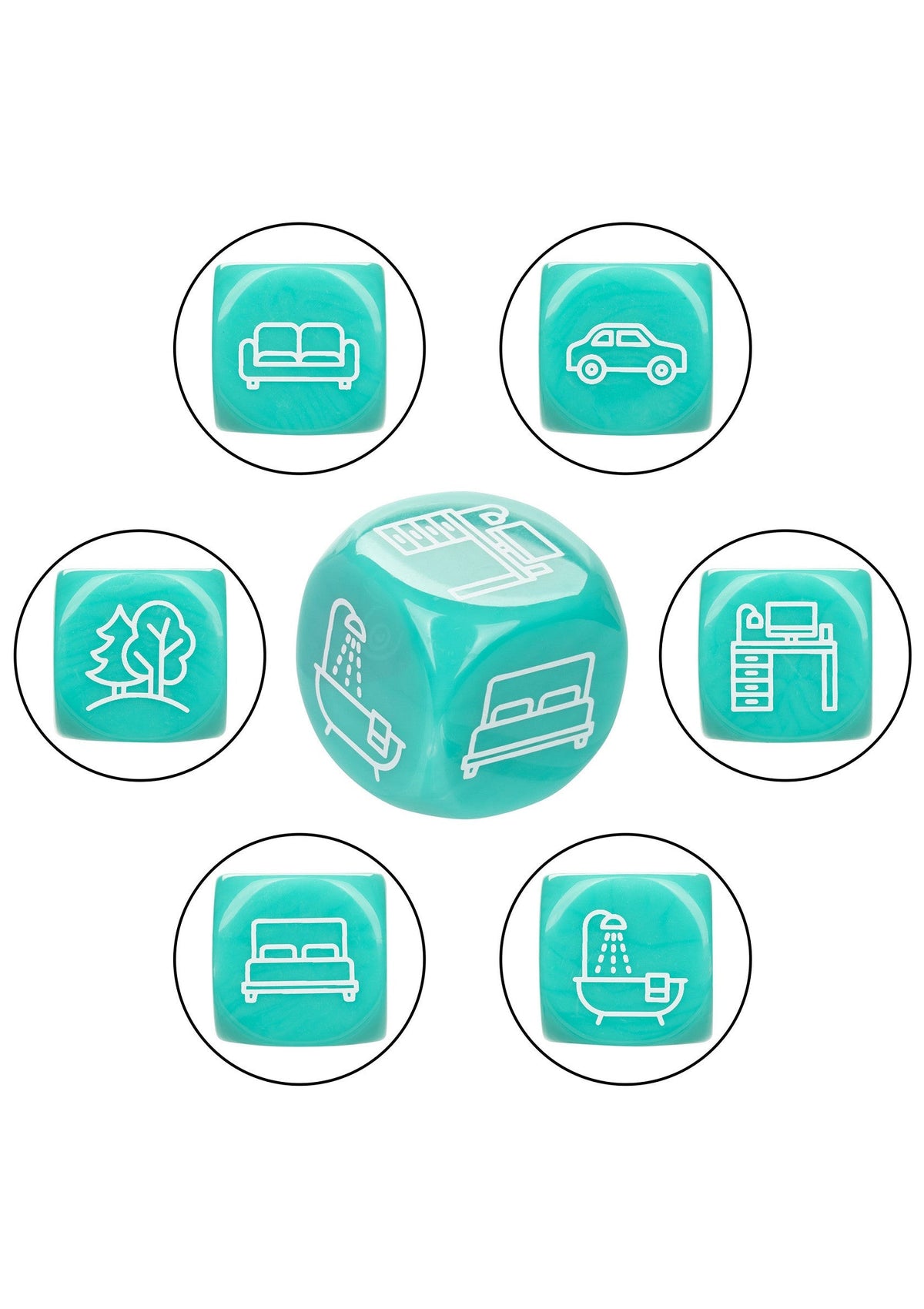 CalExotics Roll With It Sex Dice Game