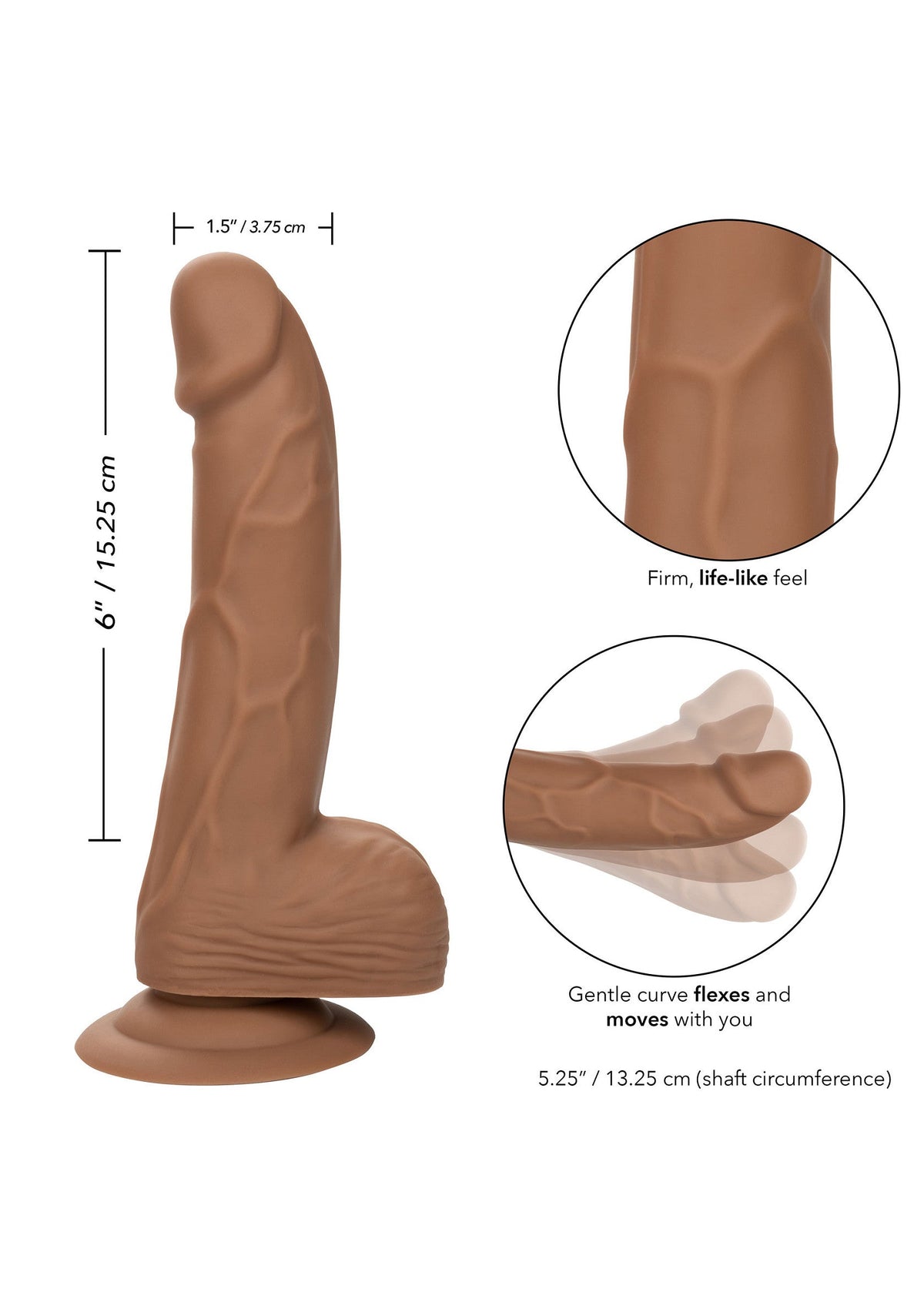 CalExotics Silicone Studs 6 inch