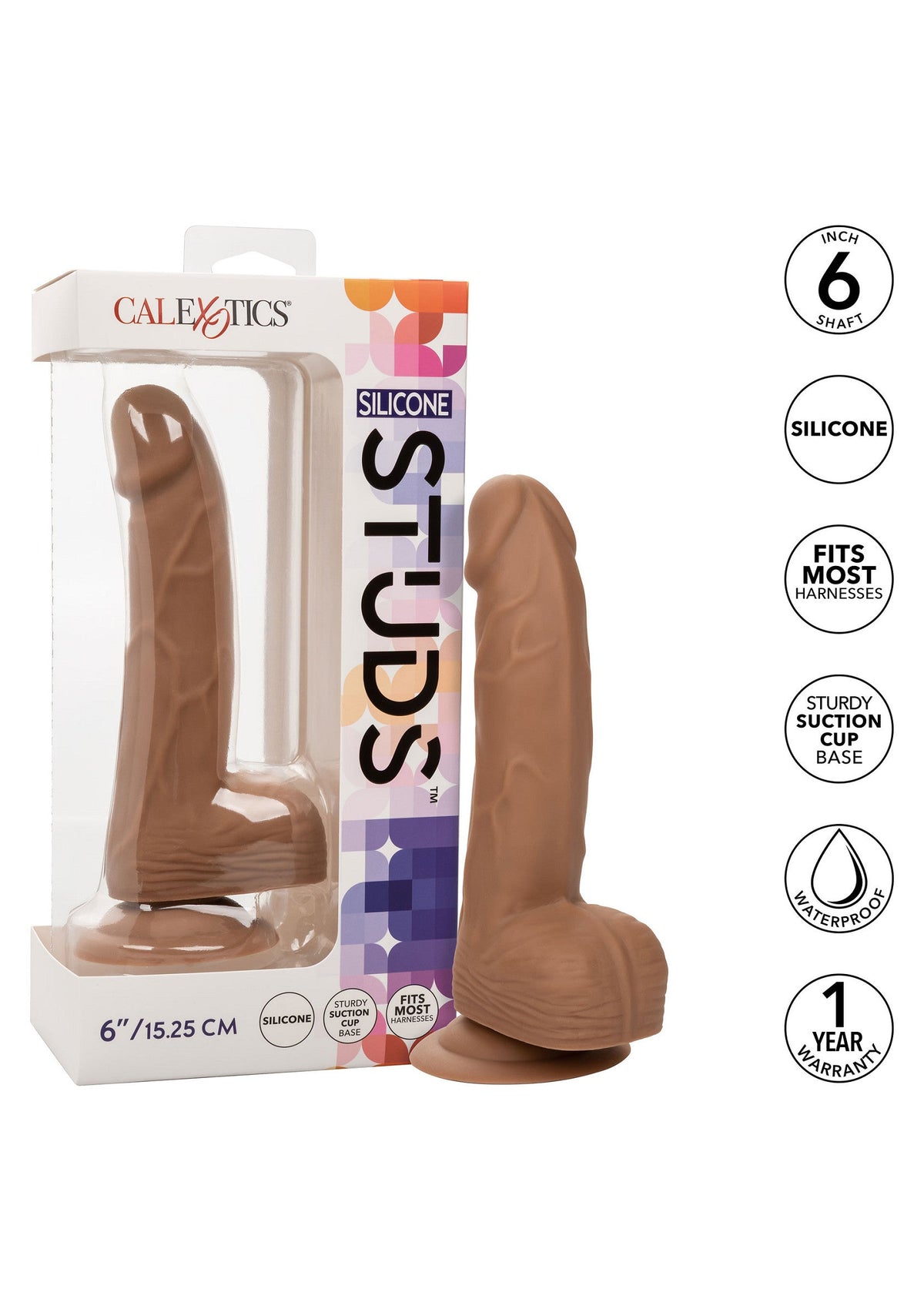 CalExotics Silicone Studs 6 inch