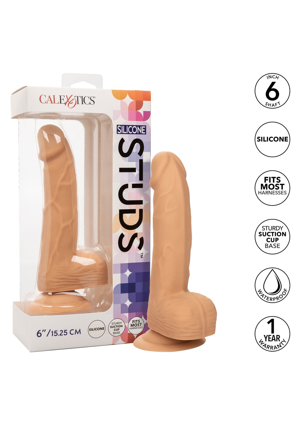 CalExotics Silicone Studs 6 inch